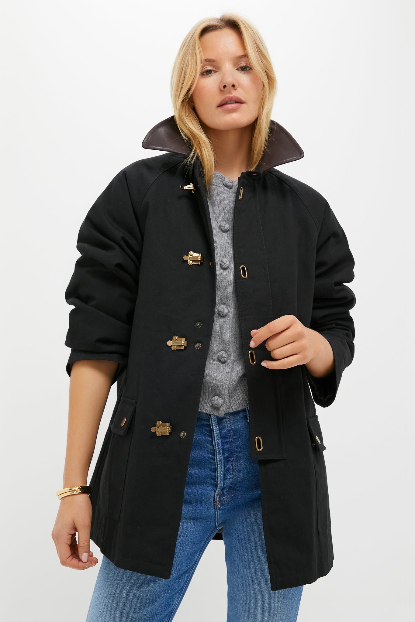 Black Brodie Barn Jacket-Get Girly