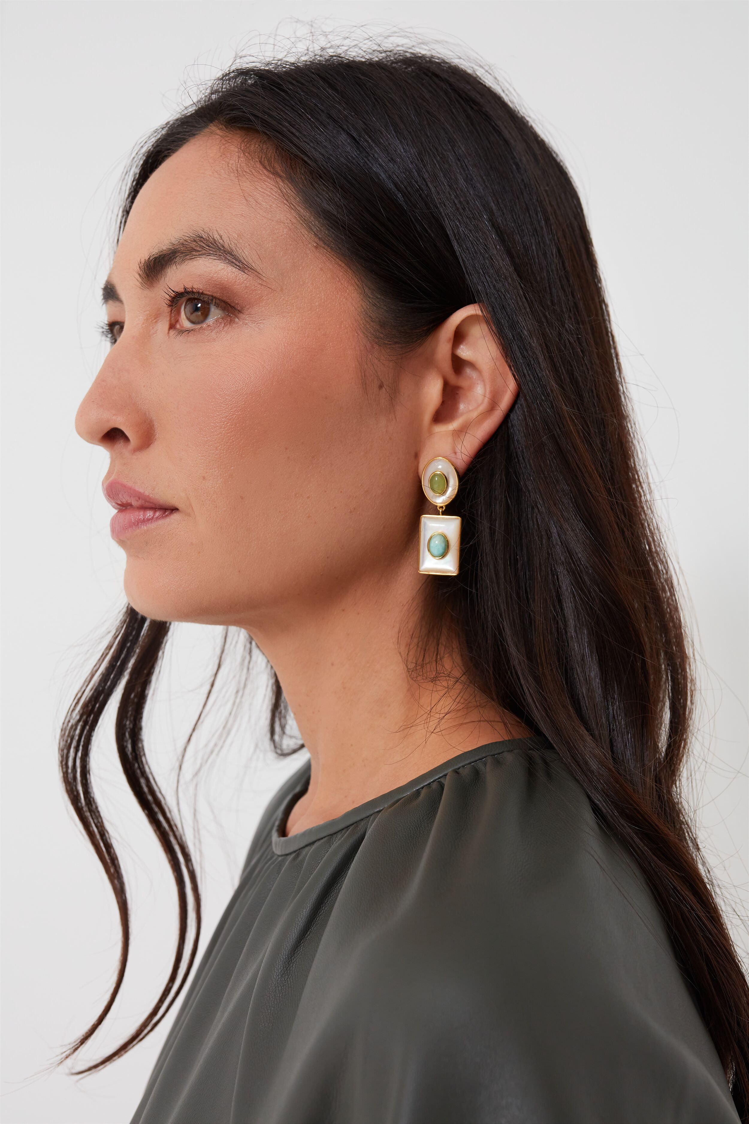 White Ethereal Pool Earrings-Get Girly