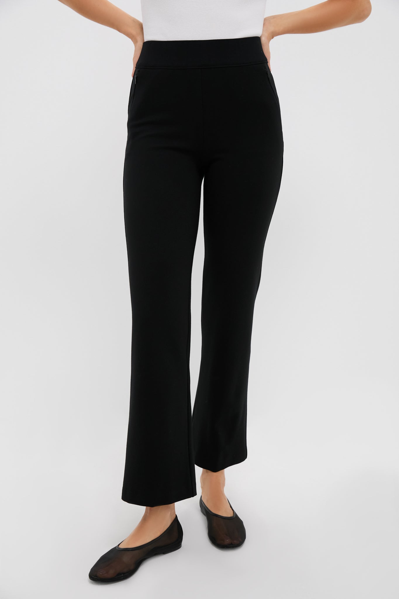 Black 28 Inch Compression September Pant-Get Girly