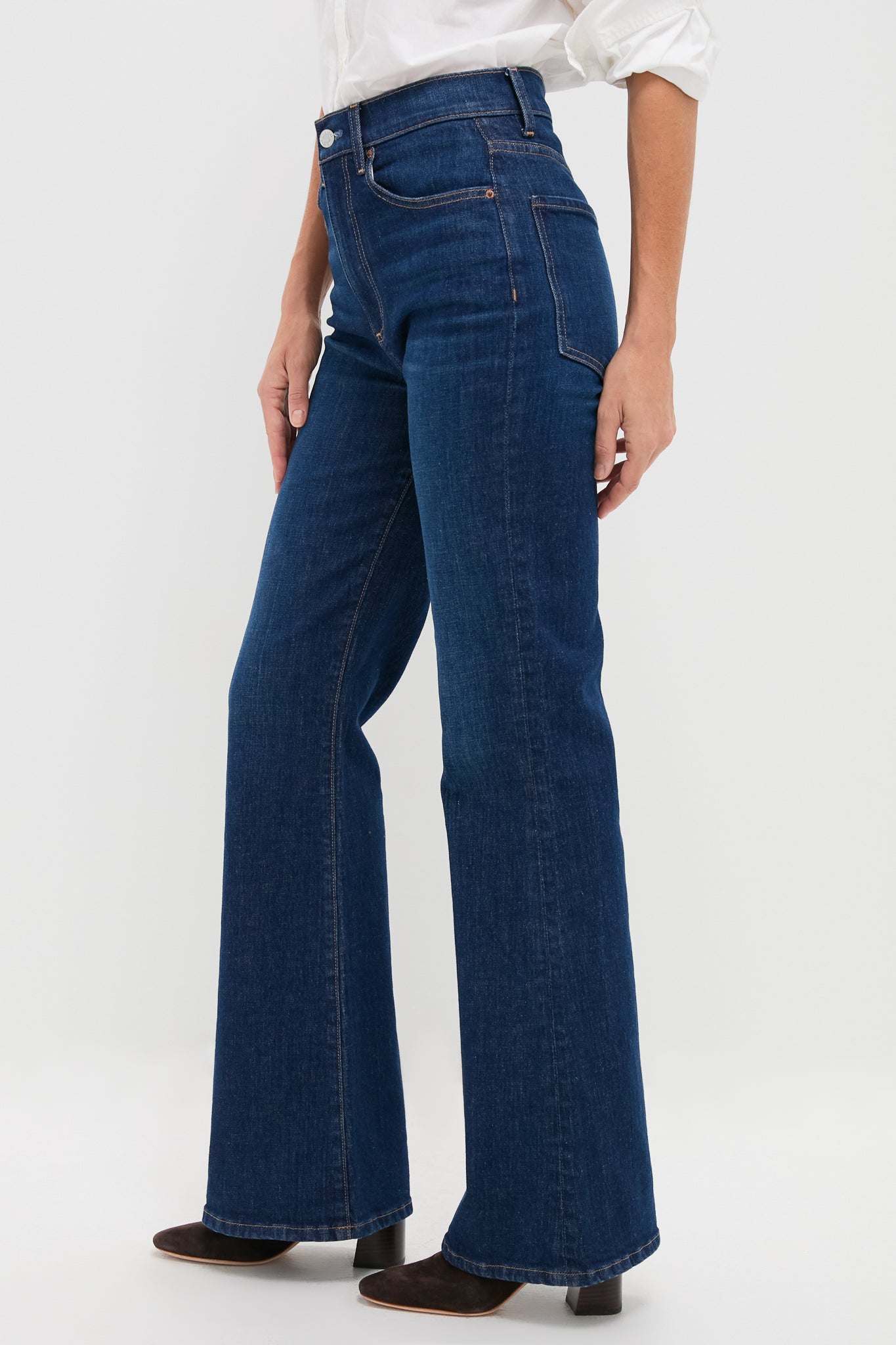 Zoe Gigi High Rise Skinny Flare-Get Girly