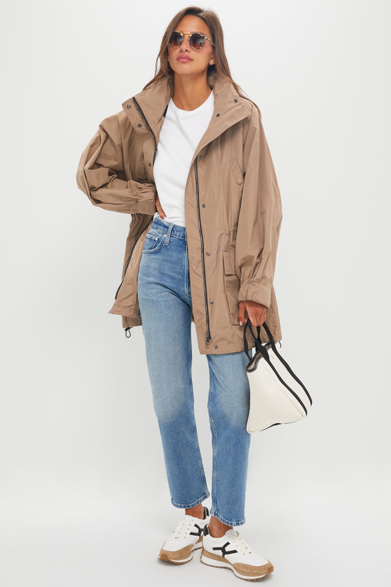 Coconut and Black Valentina Sneakers-Get Girly