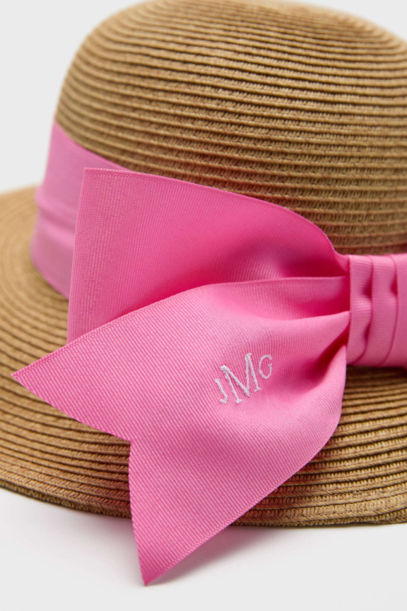 Exclusive Pink Packable Wide Bow Sunhat-Get Girly