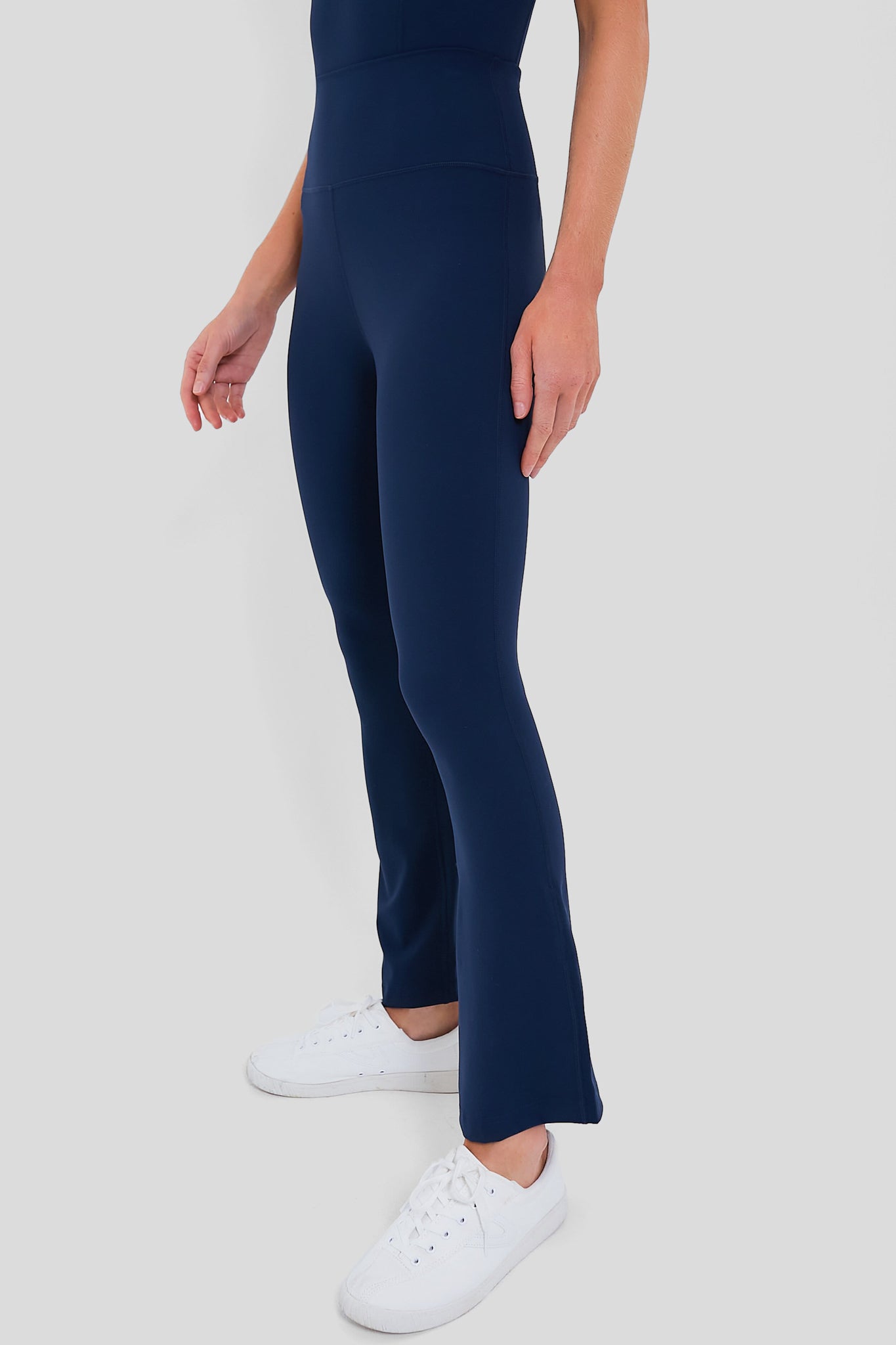 Navy High Rise Compression Millie Yoga Pant-Get Girly