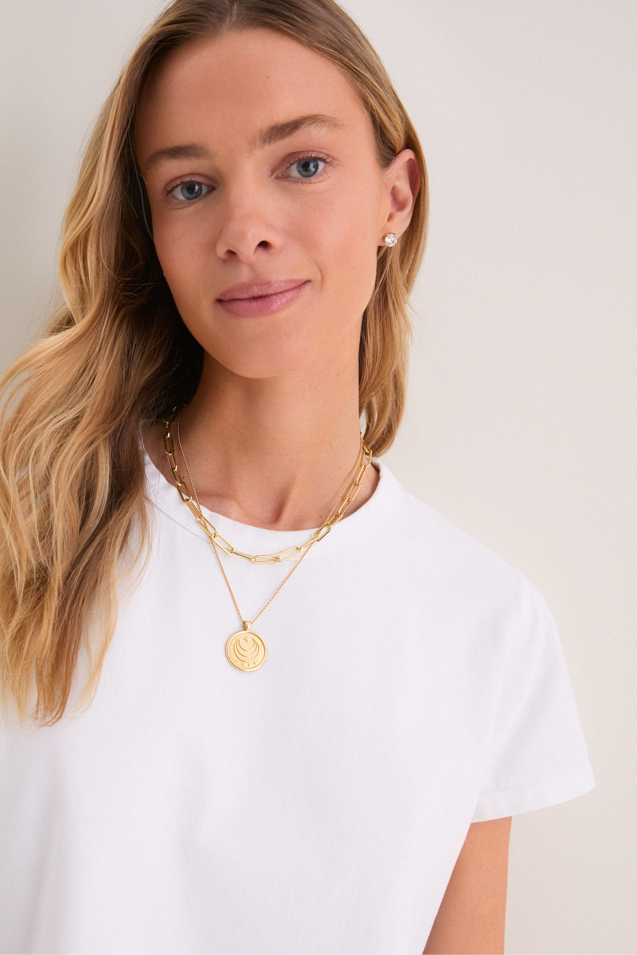 White Parker Classic Tee-Get Girly