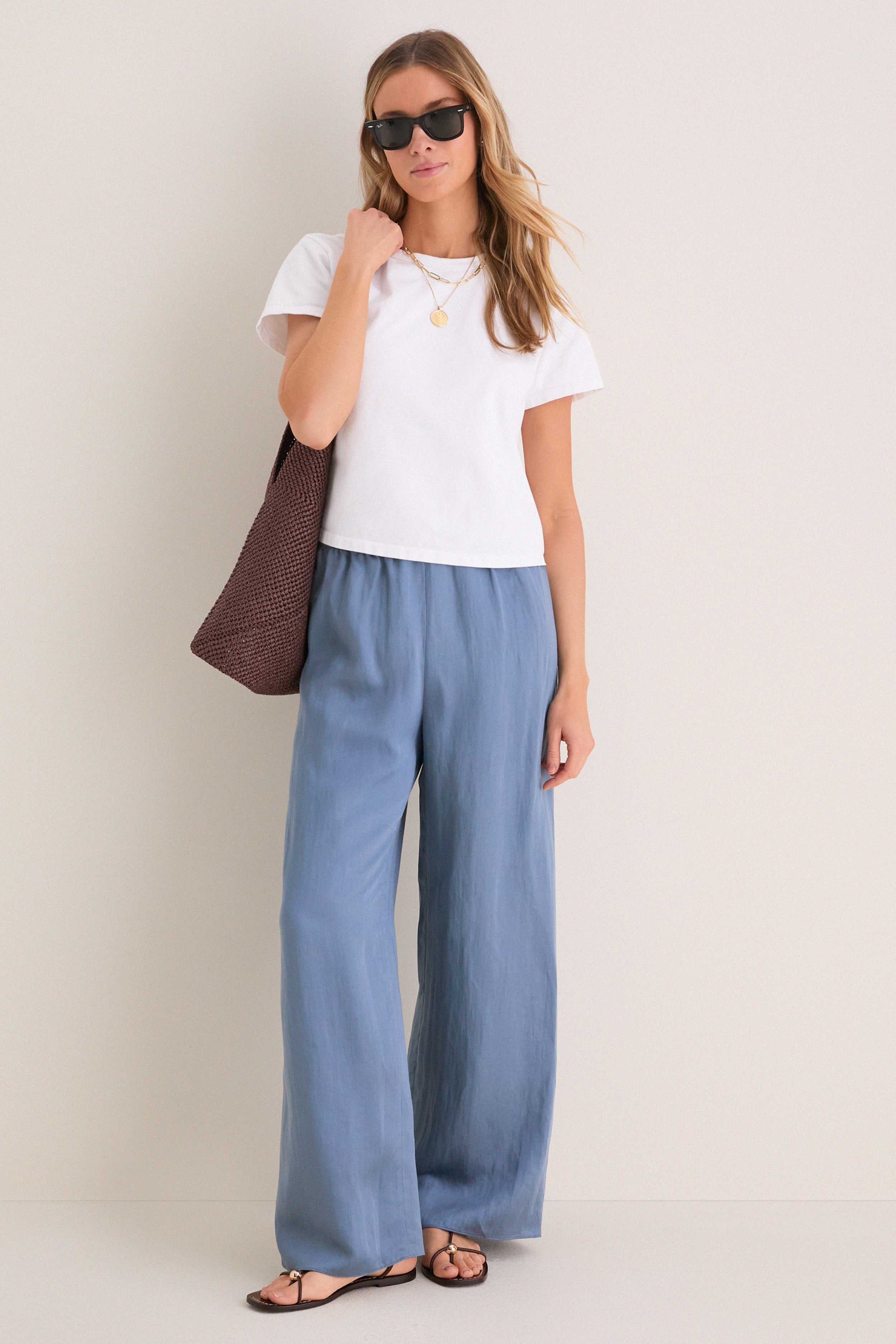 White Parker Classic Tee-Get Girly