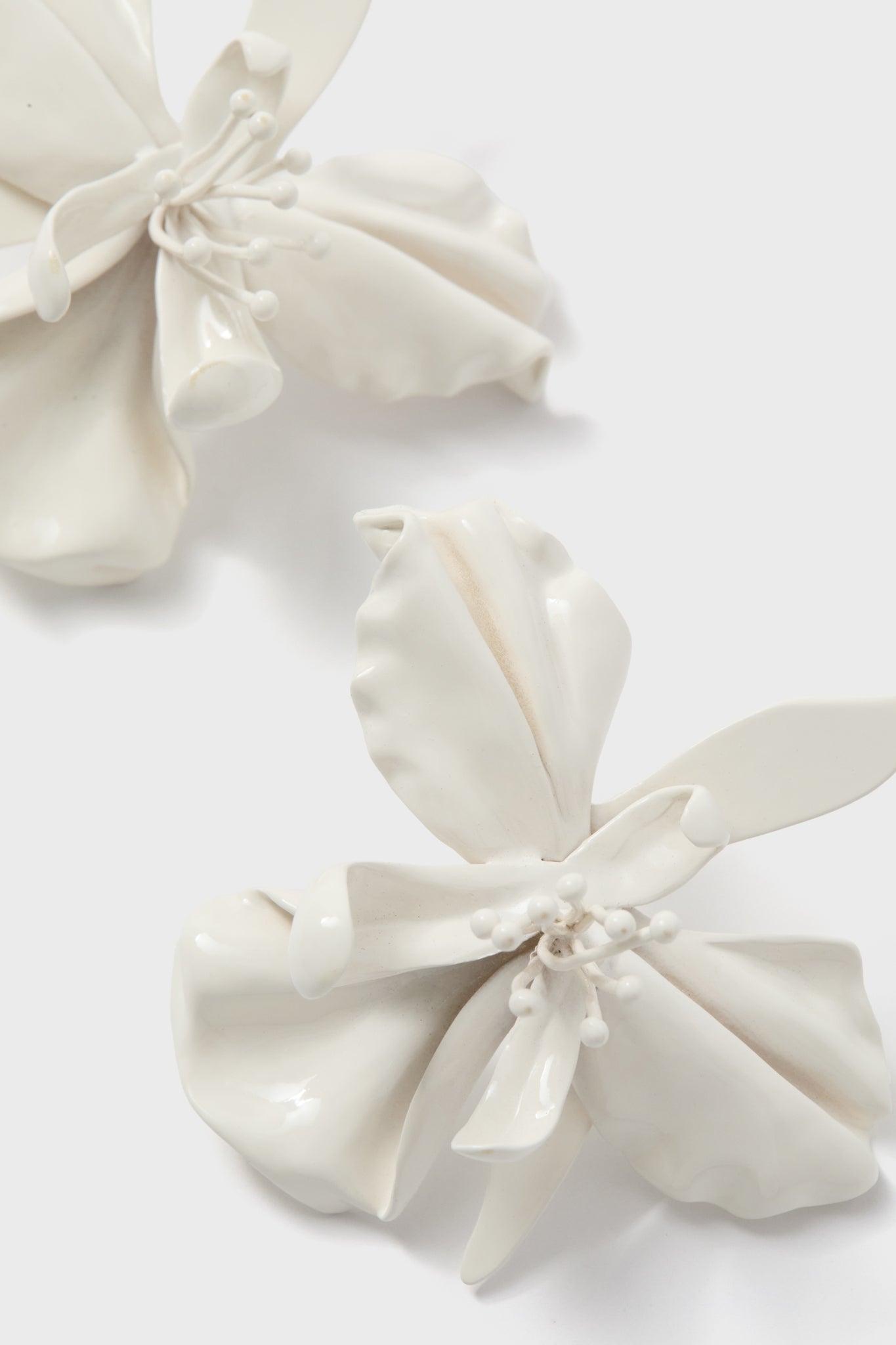 White Mila Earring-Get Girly