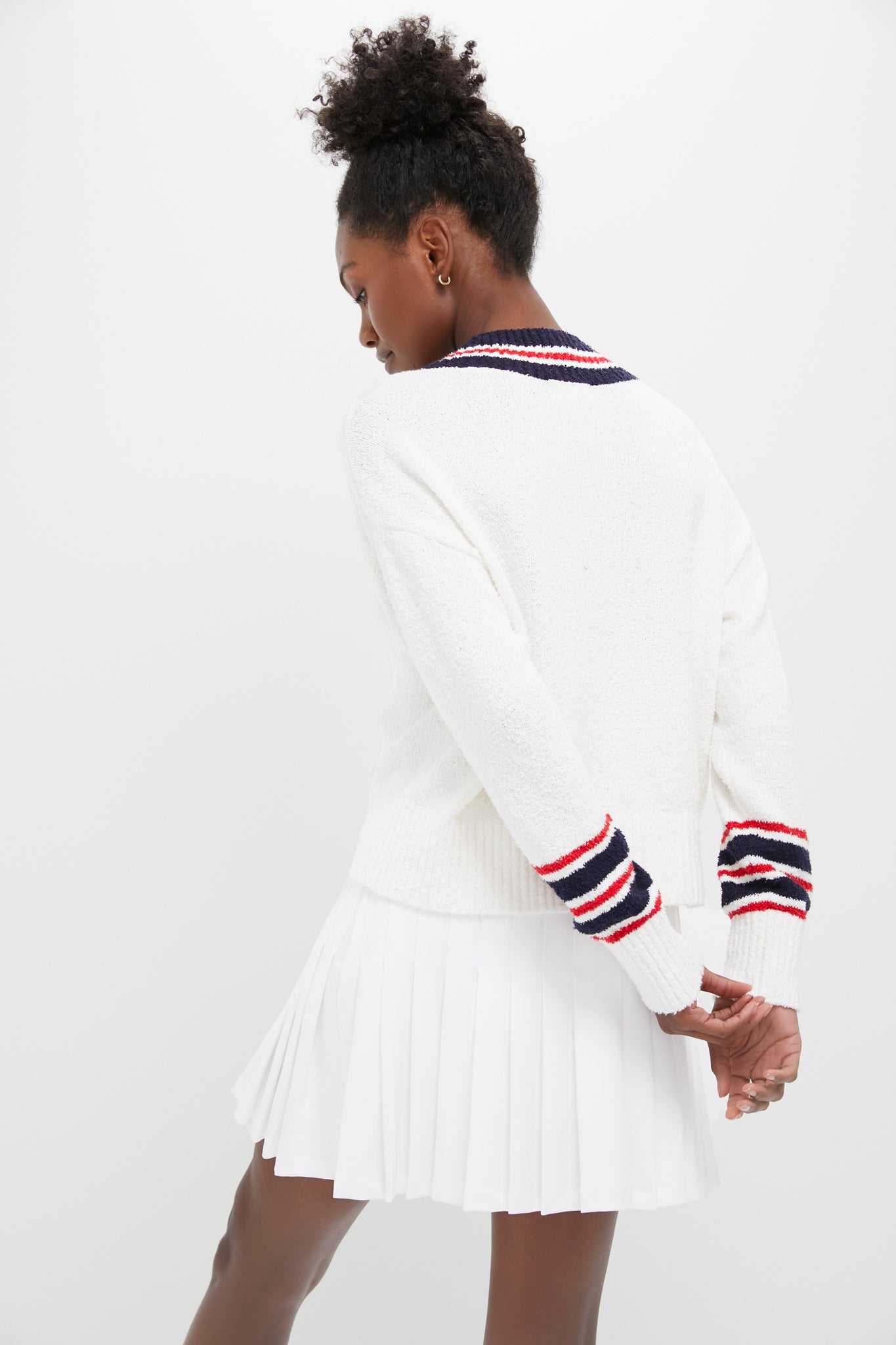 Americana Boucle Elizabeth Sweater-Get Girly