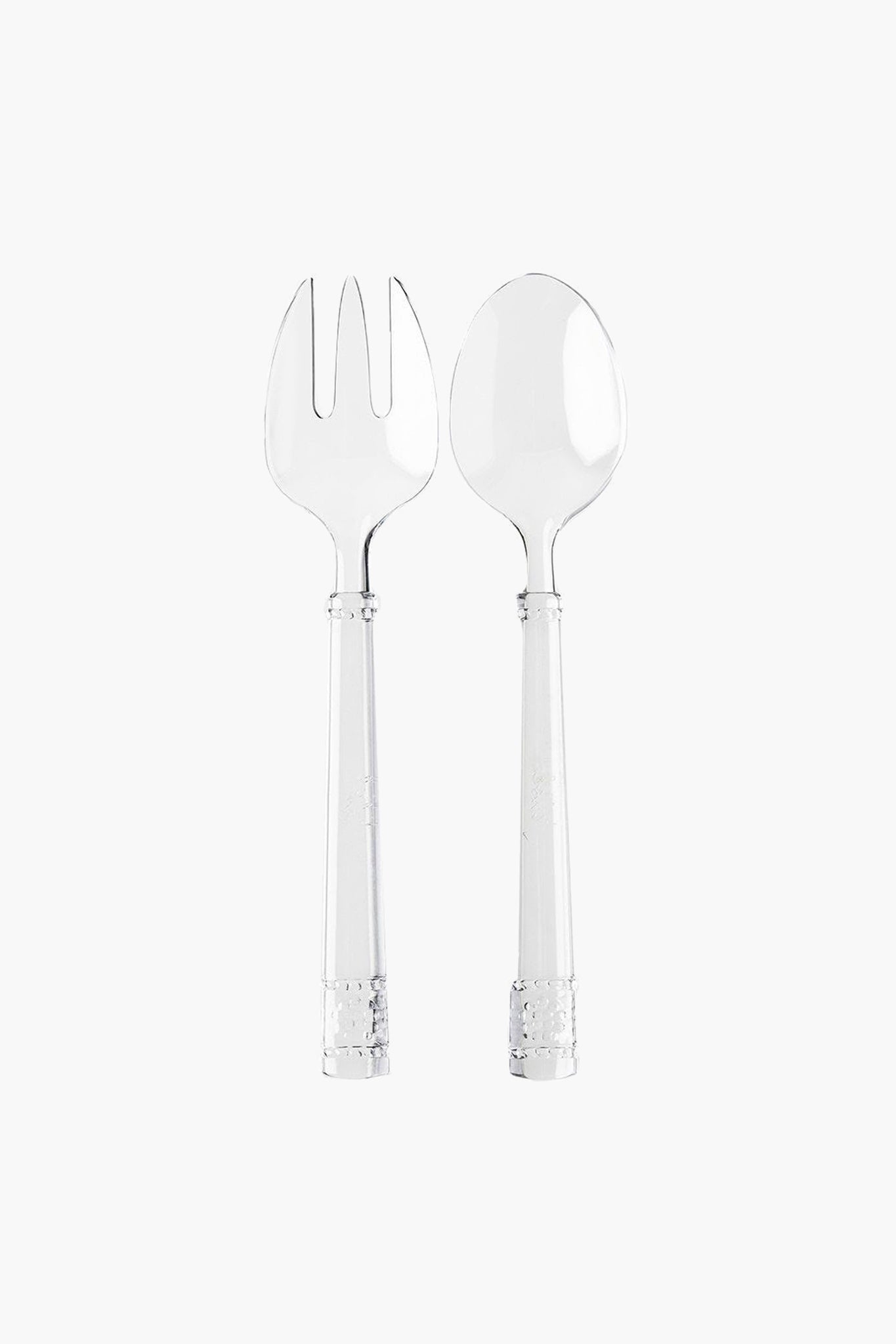 Isabella Acrylic Salad Servers-Get Girly