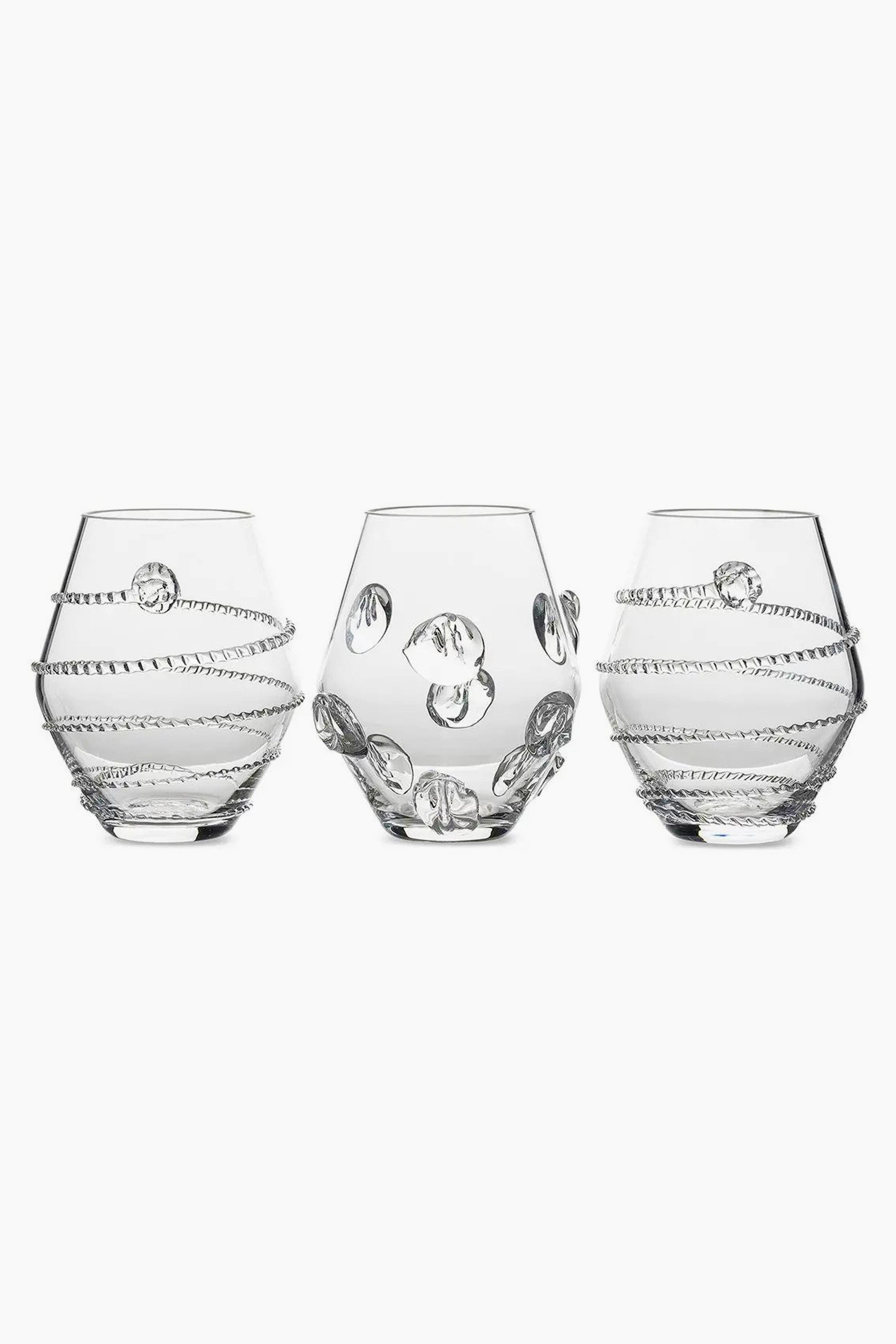 Assorted Mini Clear Vases Set Of 3-Get Girly
