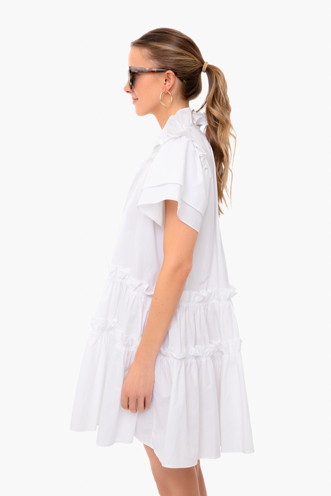 White Merritt Dress-Get Girly