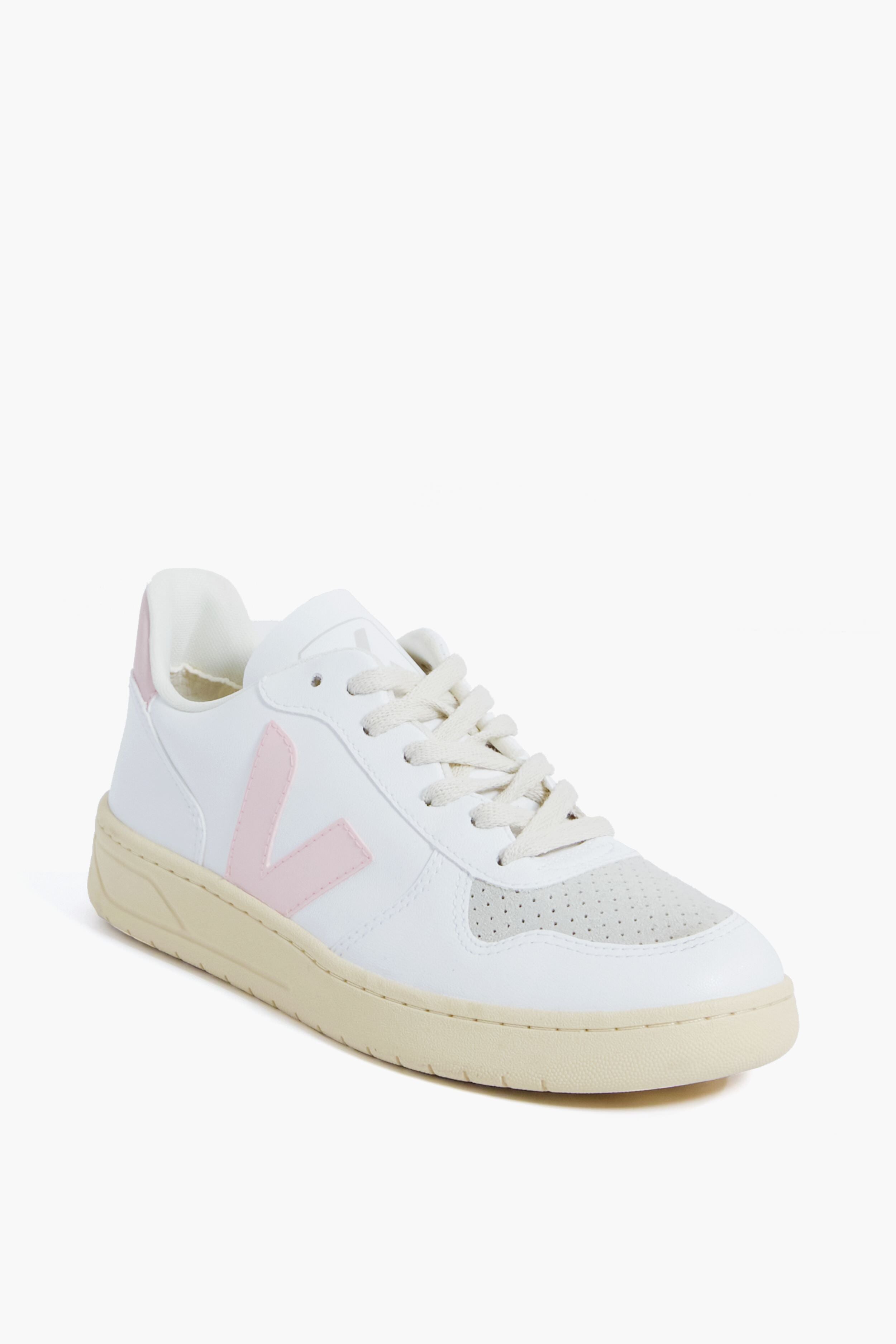 White Petale V-10 Sneakers-Get Girly