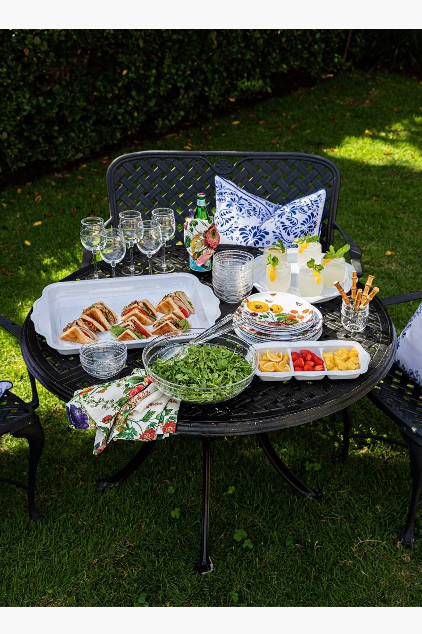 Isabella Acrylic Salad Servers-Get Girly