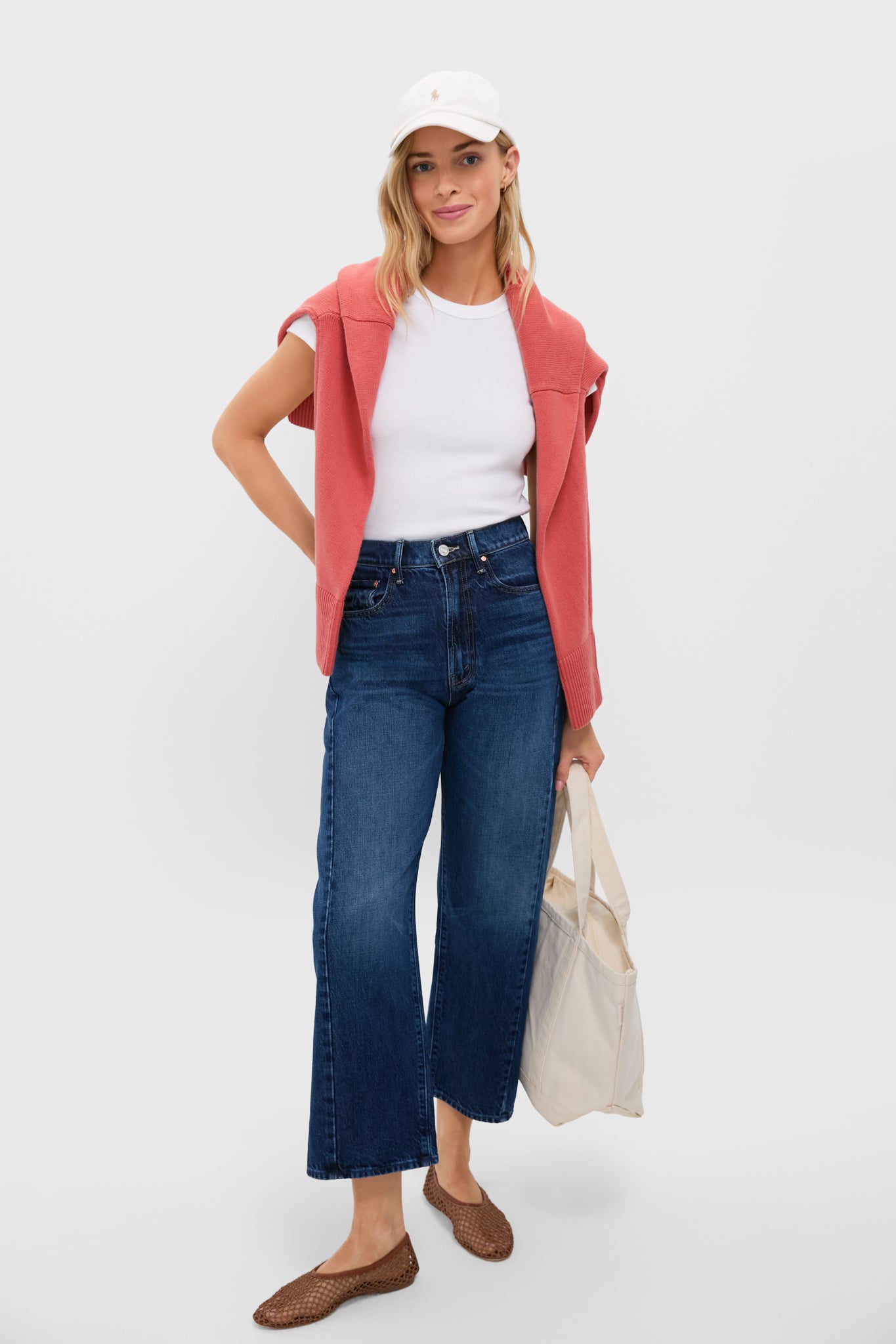 White Nando Slim Fit Tee-Get Girly