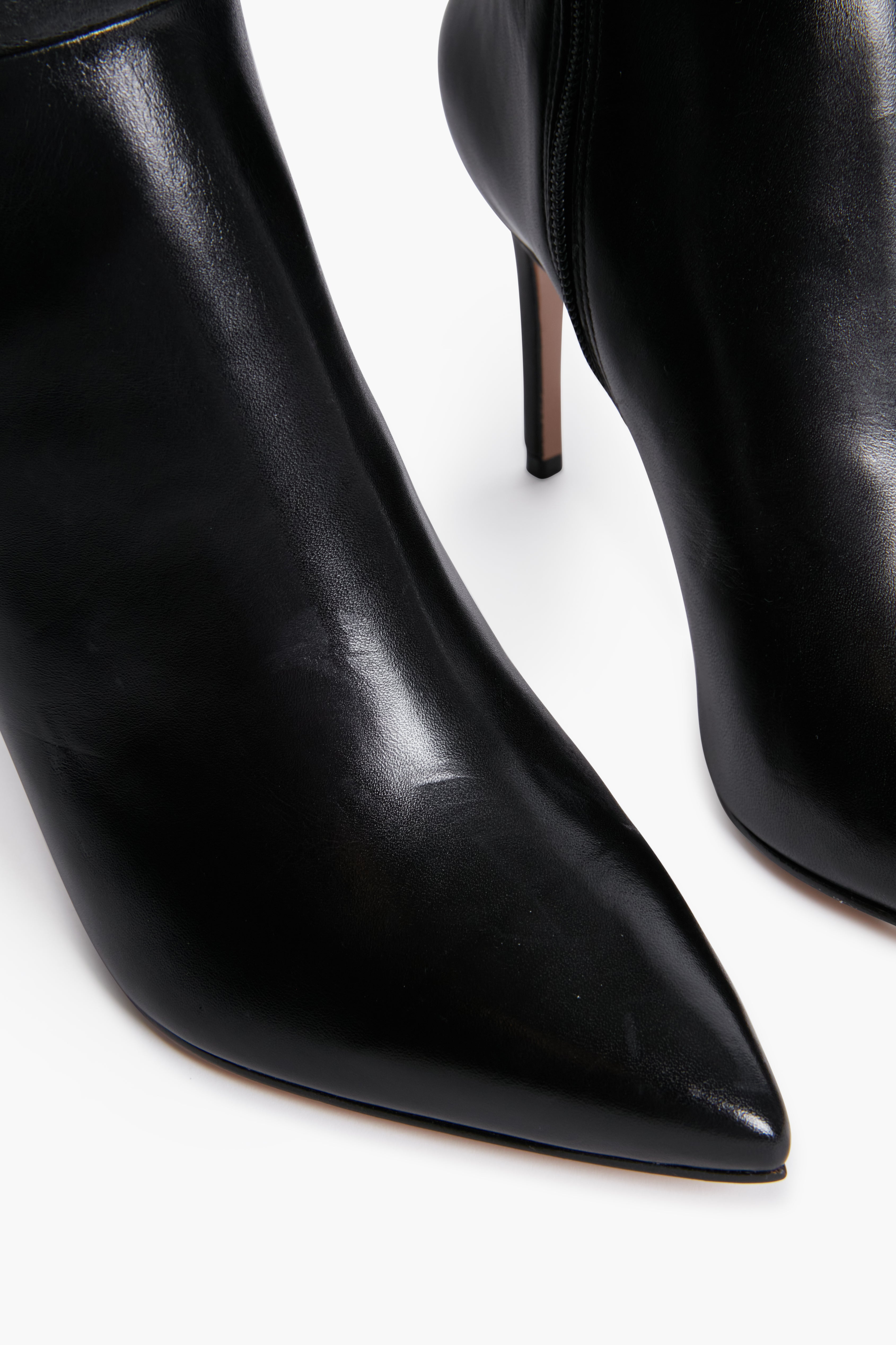 Black Mikki Up Boots-Get Girly