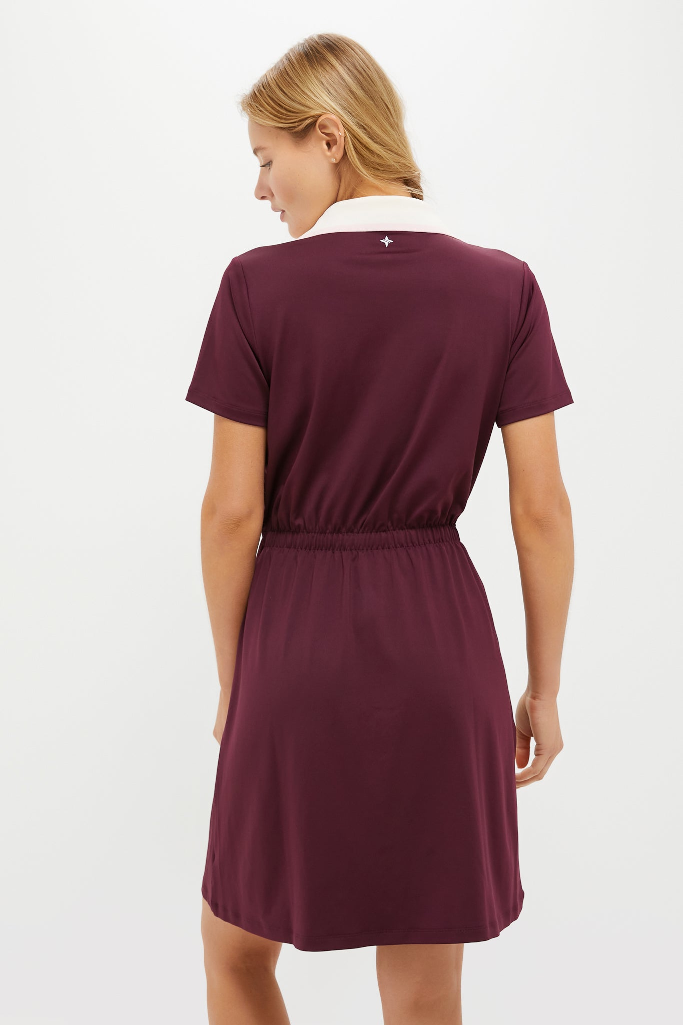 Winetasting Short Sleeve Performance Jersey Alcott Golf Dress-Get Girly