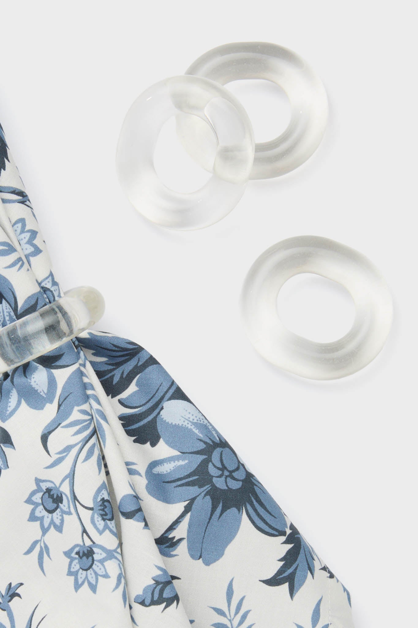 Delft Bloom Printed Napkins Set of 4-Get Girly