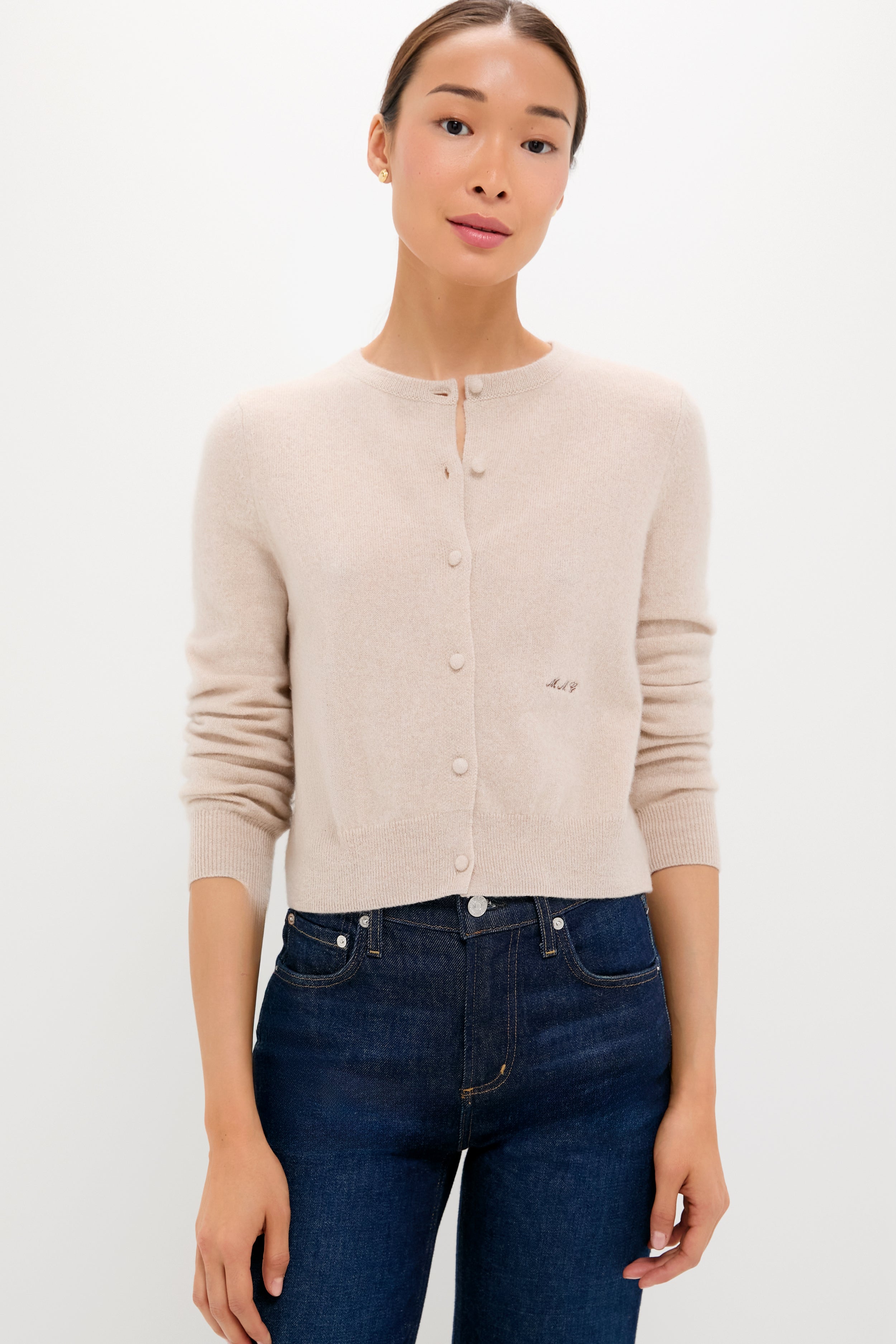 Sandstone Cashmere Riley Cardigan-Get Girly