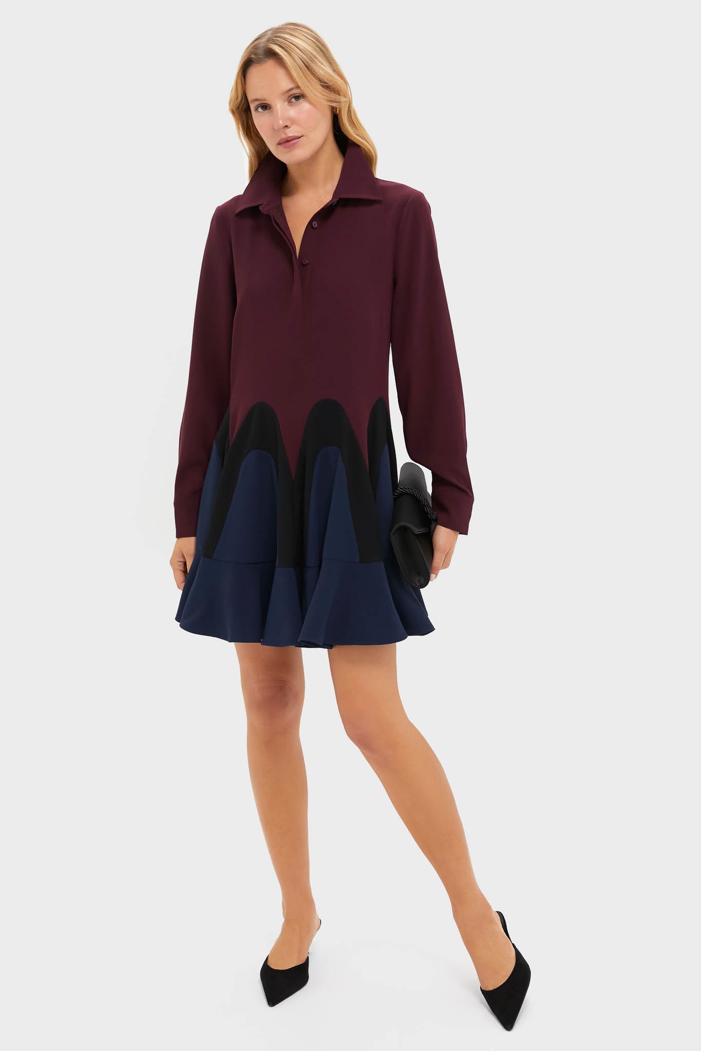 Winetasting Flounce Nadia Dress-Get Girly