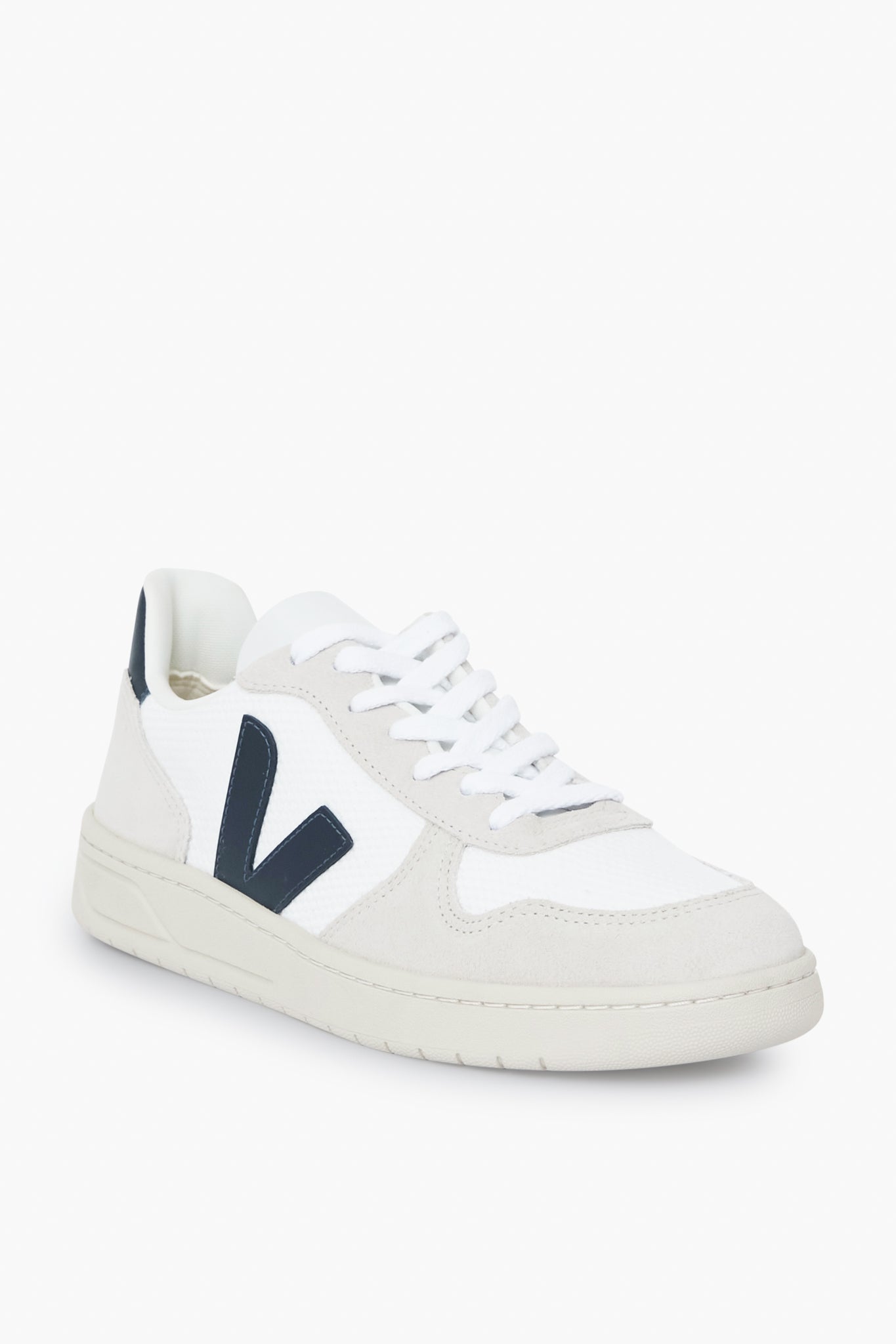 White Nautico V-10 Sneakers-Get Girly