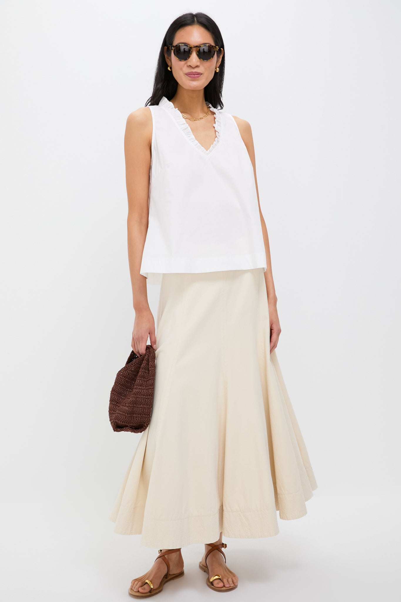 White Veronica Top-Get Girly