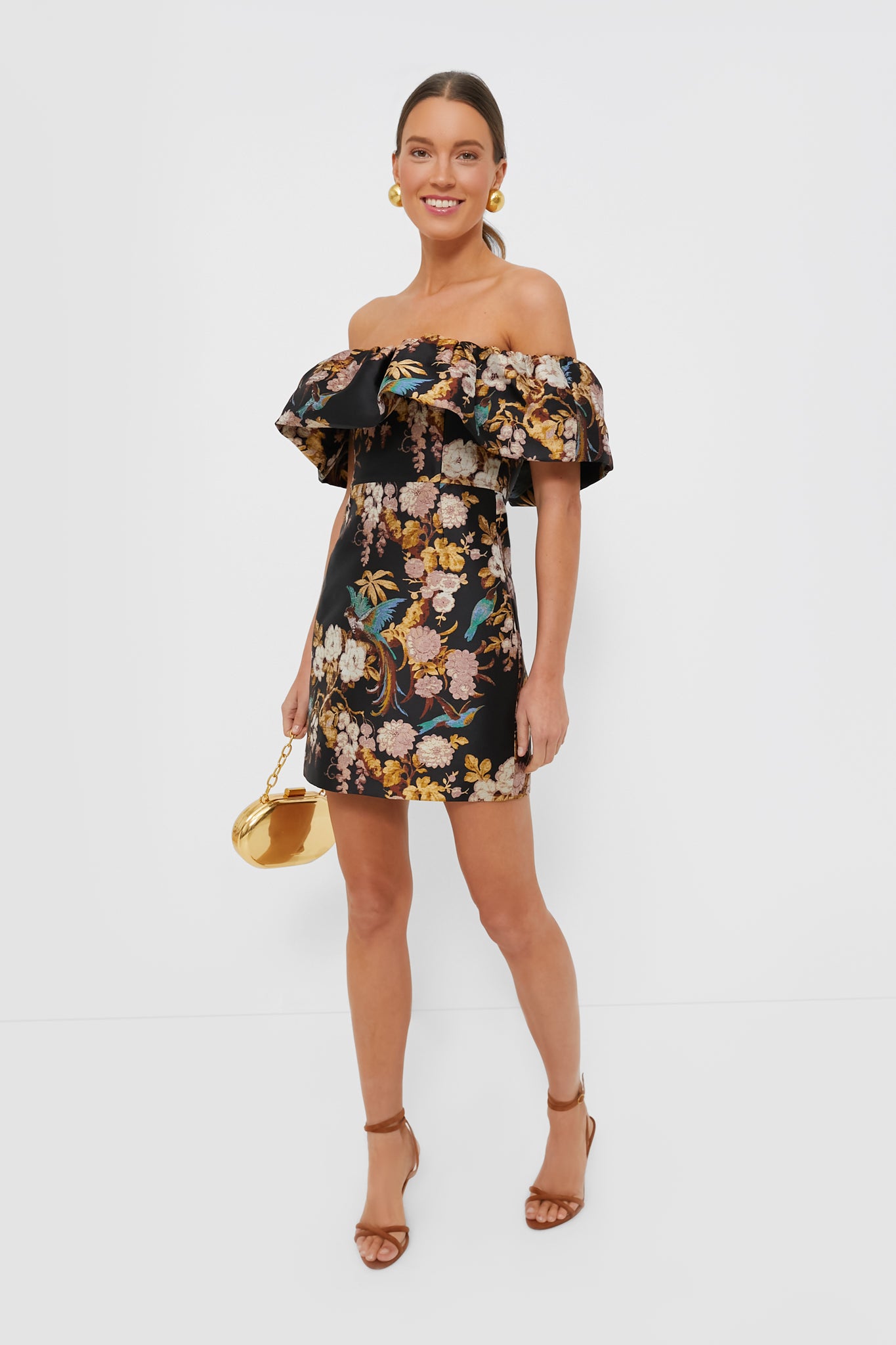 Black Birds of Paradise Vera Dress-Get Girly