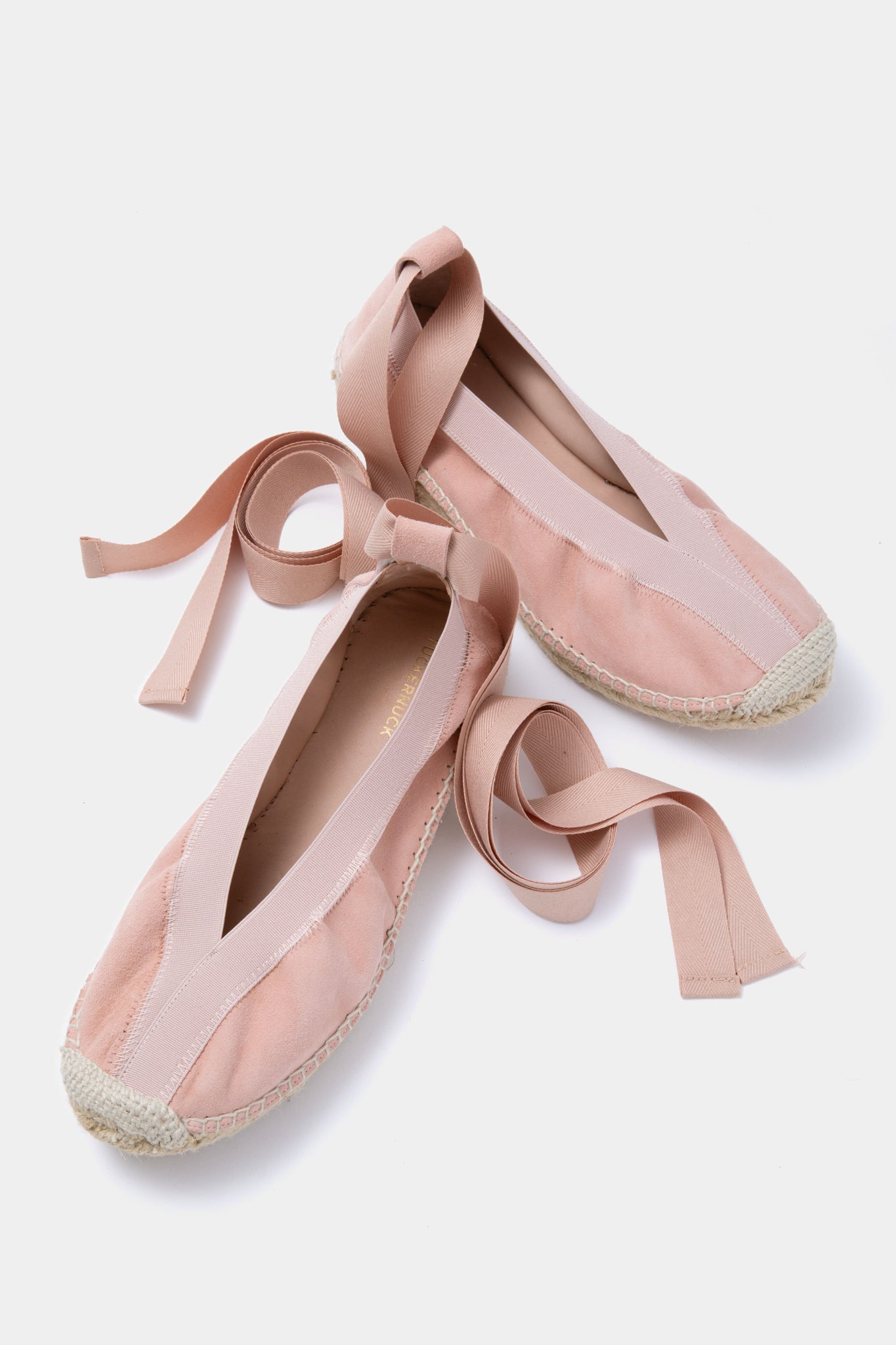Ballet Pink Suede Jade Flats-Get Girly