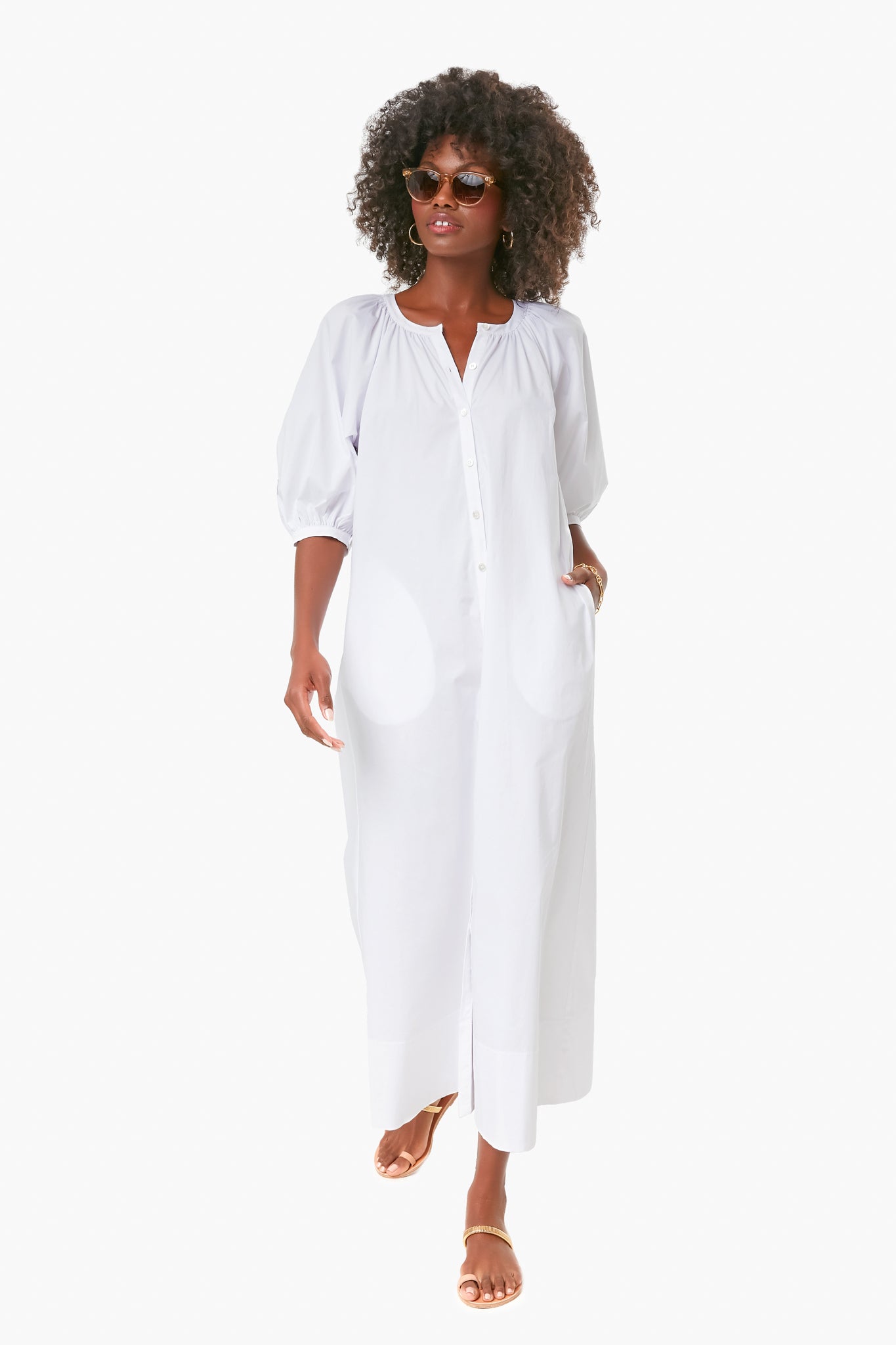 White Vincent Dress-Get Girly