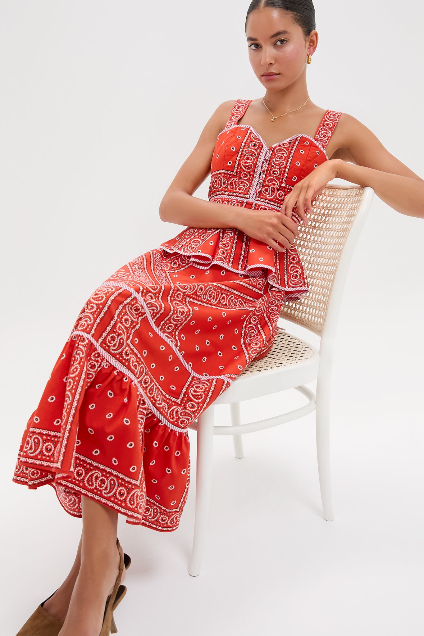 Aces Wild Red Lacey Dress-Get Girly