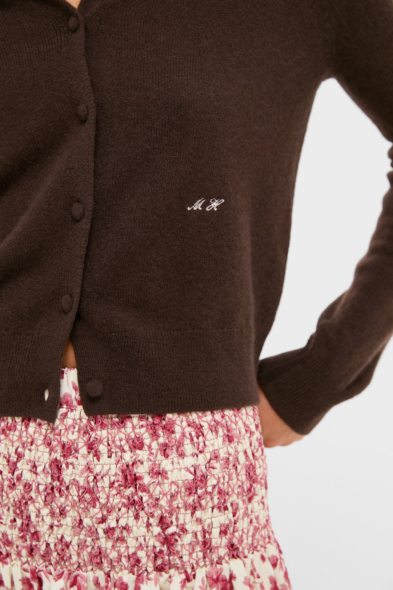 Chocolate Cashmere Riley Cardigan-Get Girly