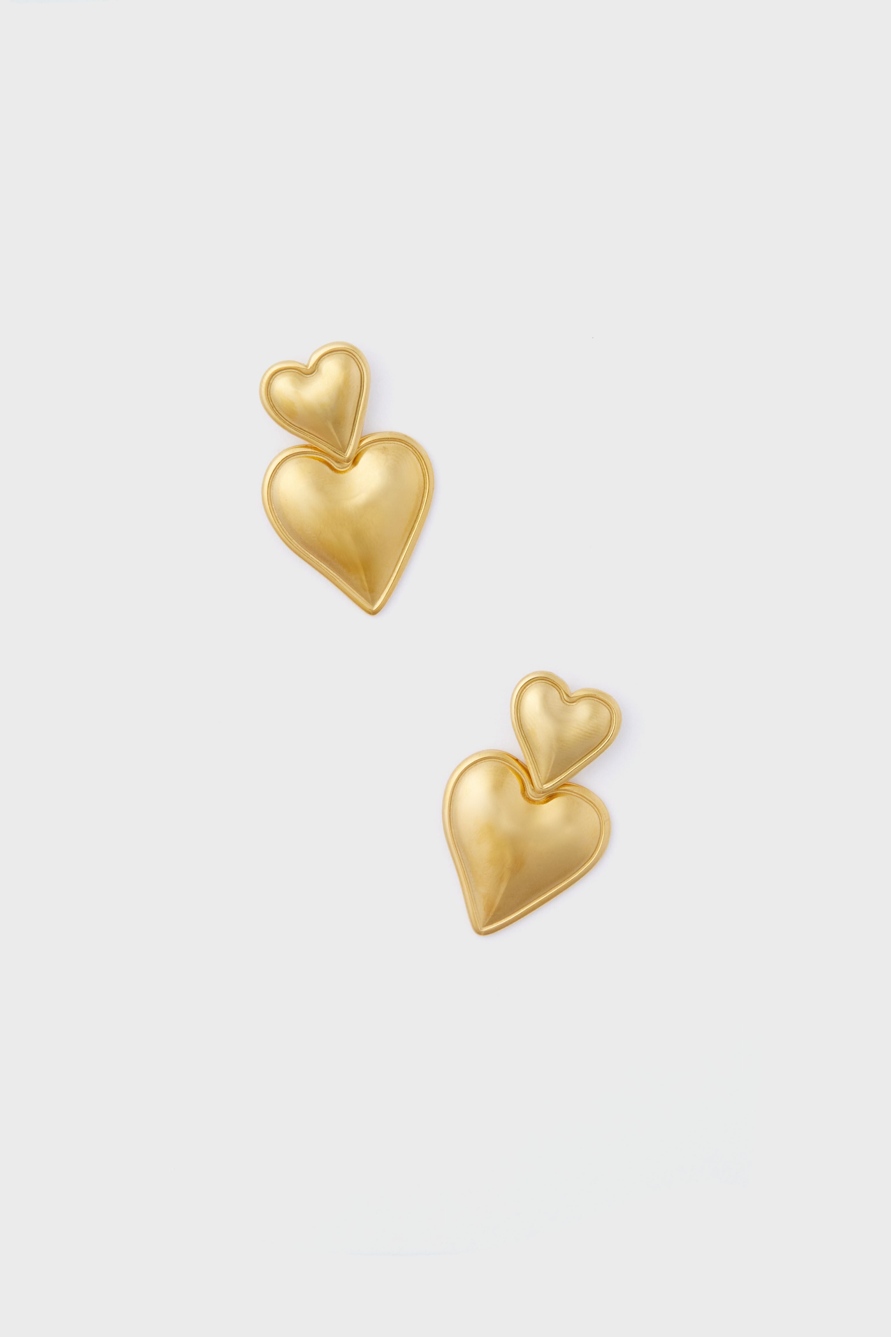 Gold Francesca Earrings-Get Girly