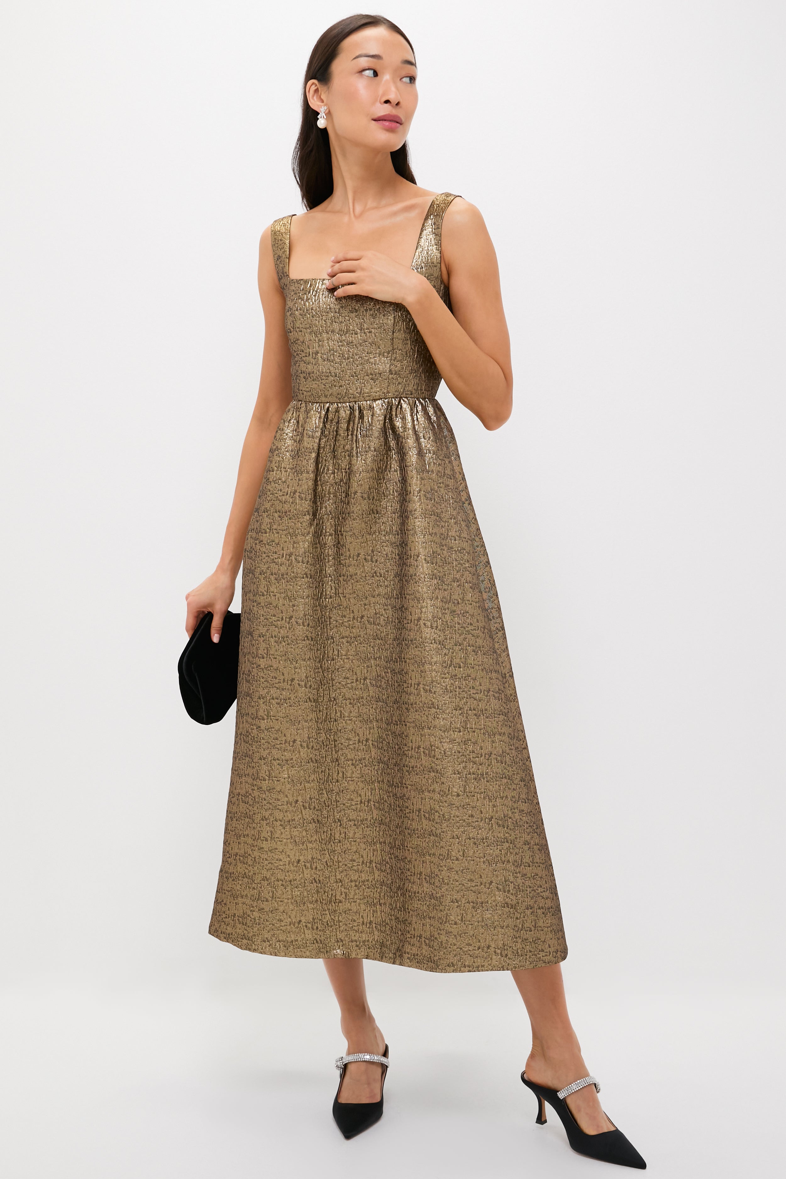 Black Satin Mae Heels-Get Girly