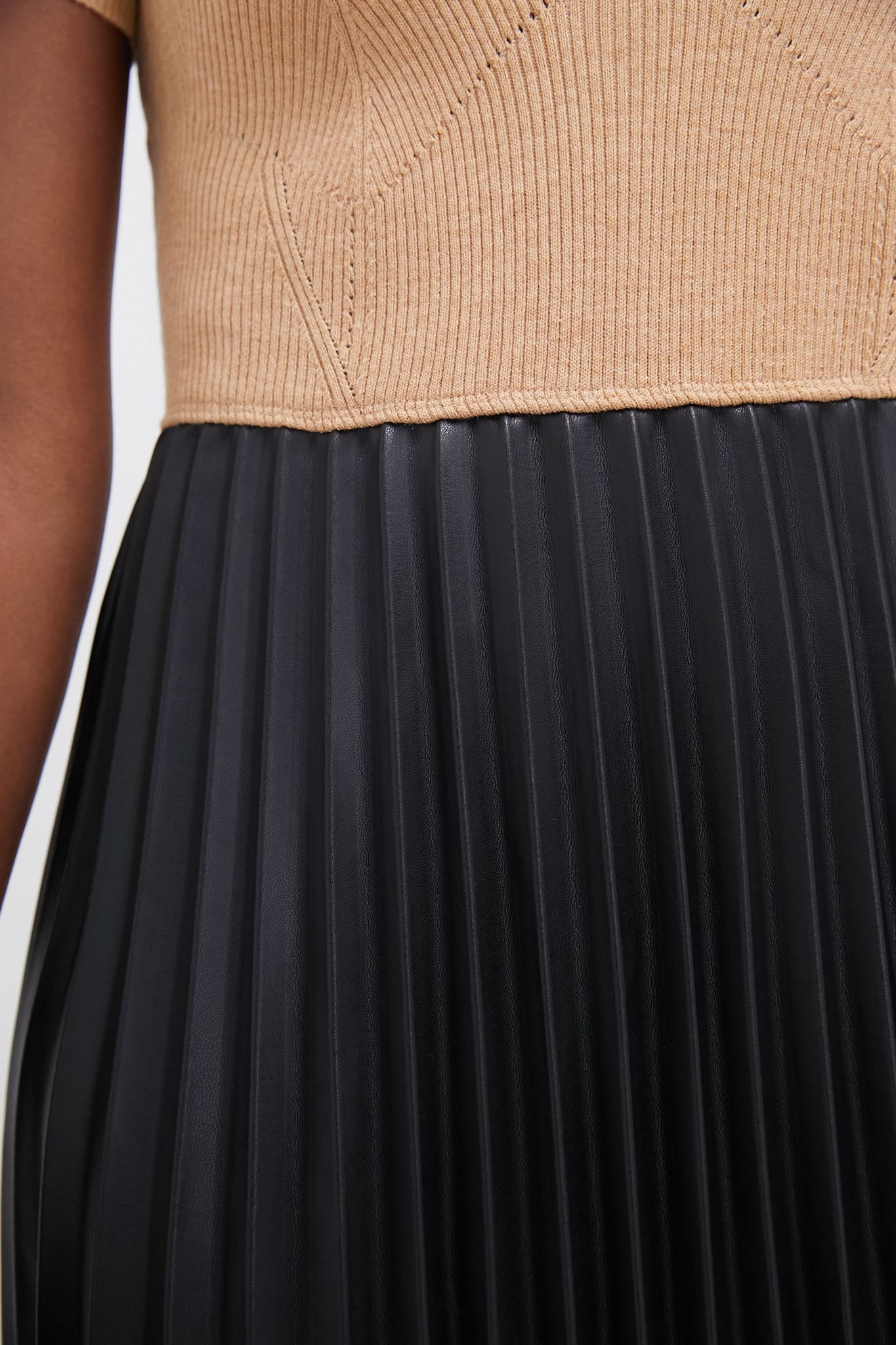 Black Mixed Media Tiffany Dress-Get Girly