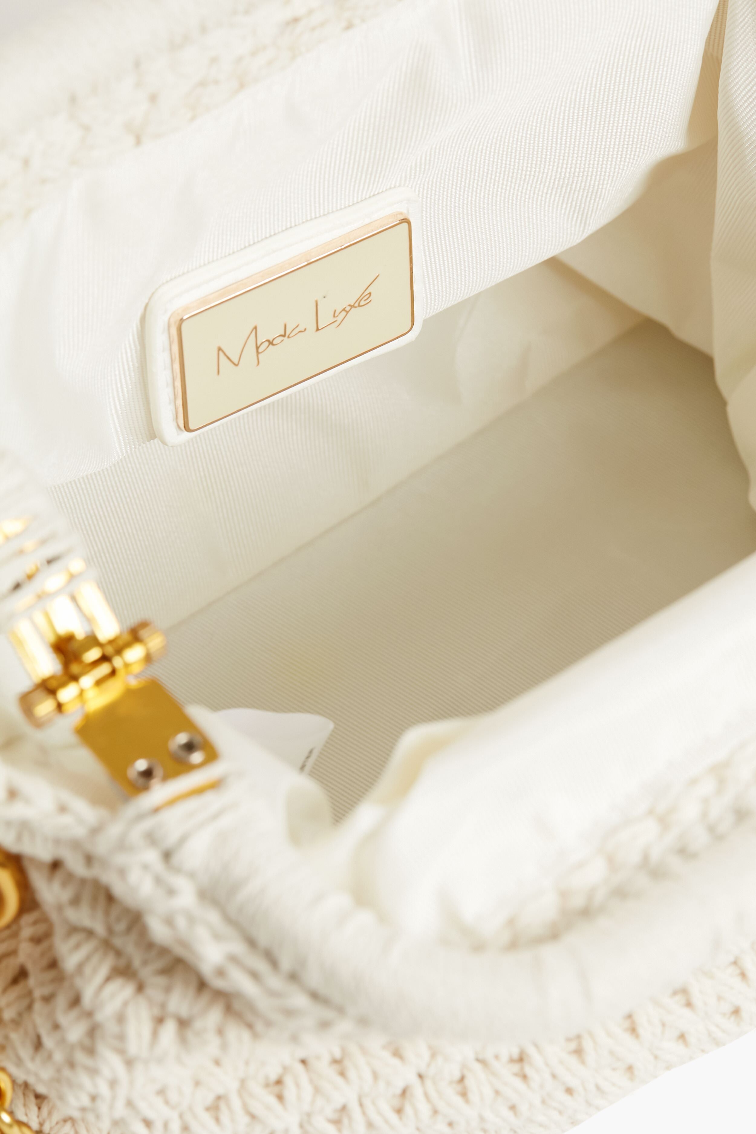 White Christabel Bag-Get Girly