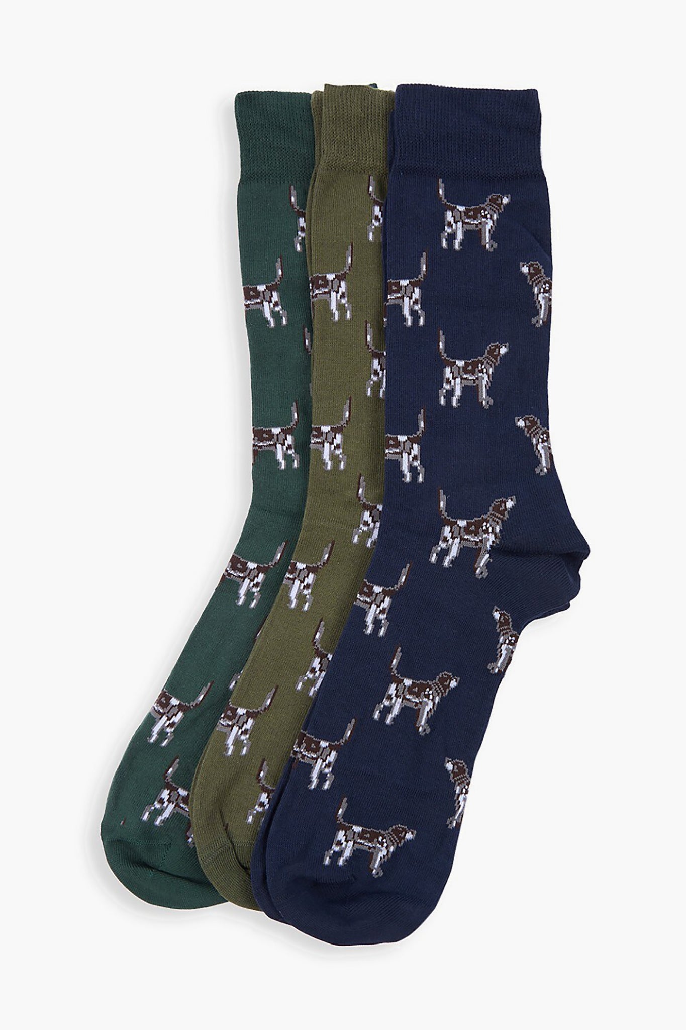 Forest Mist Pointer Dog Socks Gift Box-Get Girly