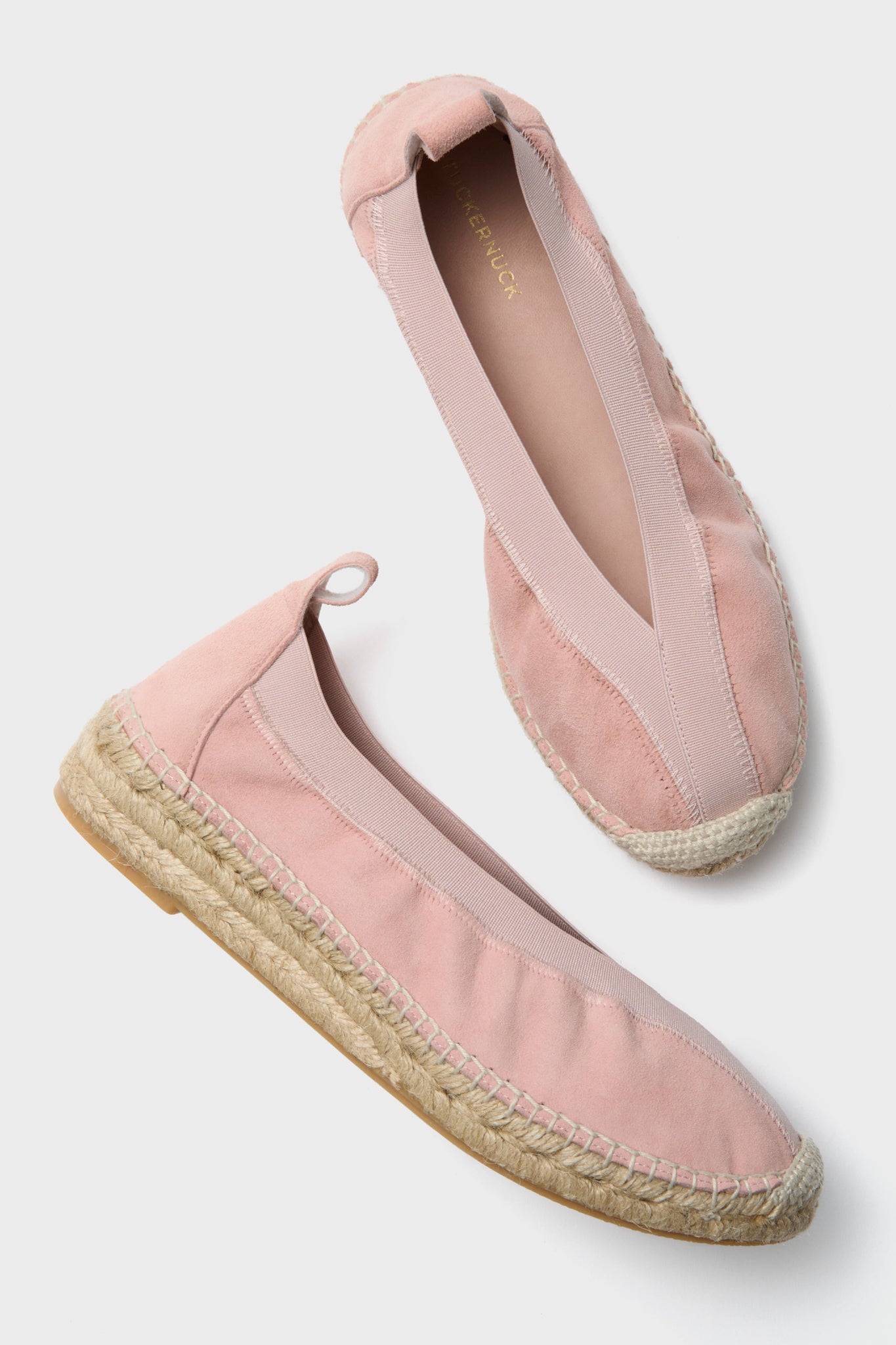 Ballet Pink Suede Jade Flats-Get Girly