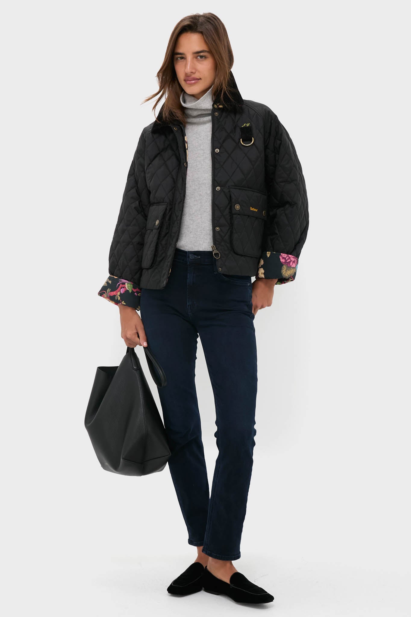 Black Barbour x Get Girly Kinsley Quilt-Get Girly