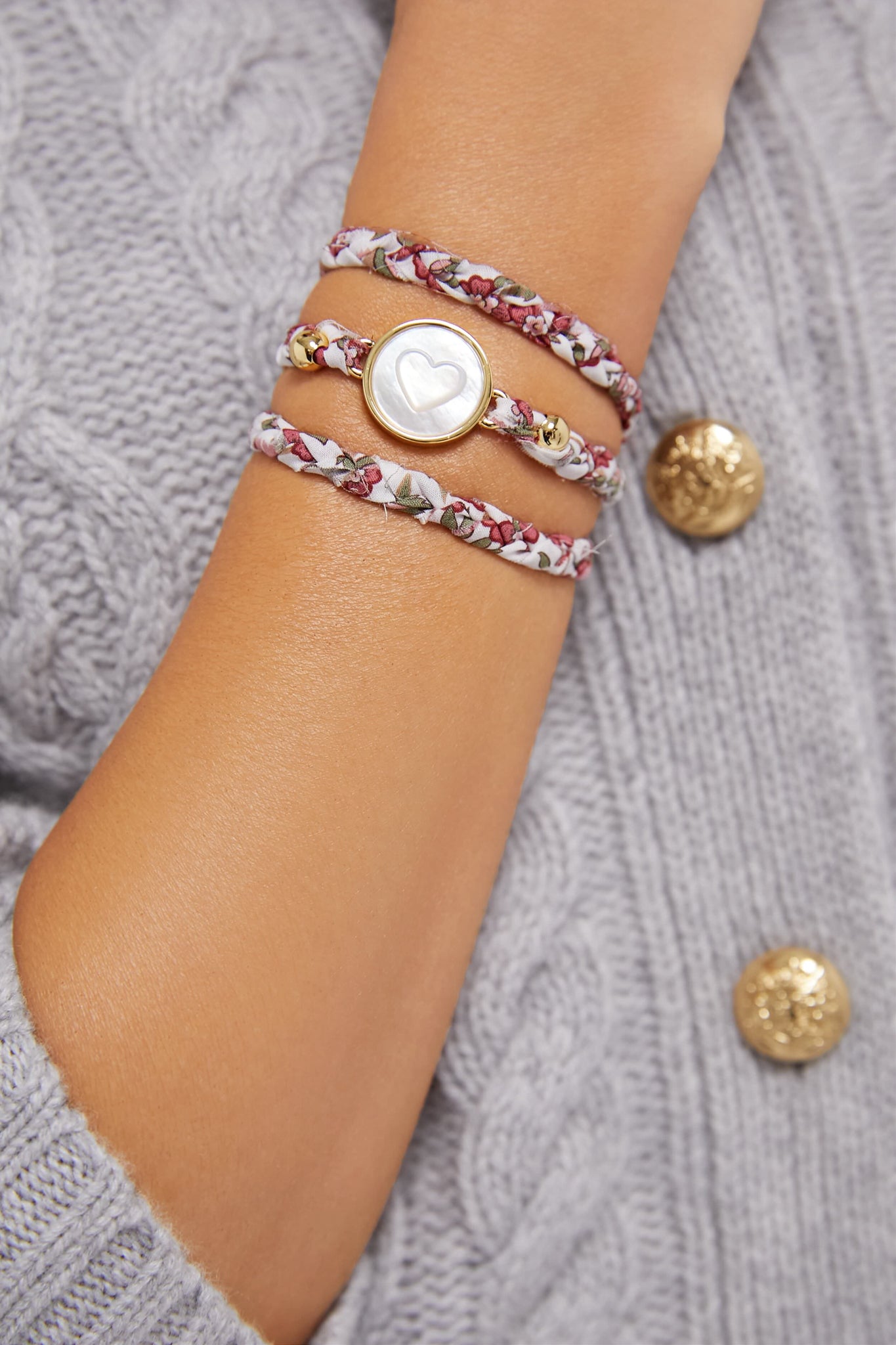 Red Floral Liberty Wrap-Get Girly