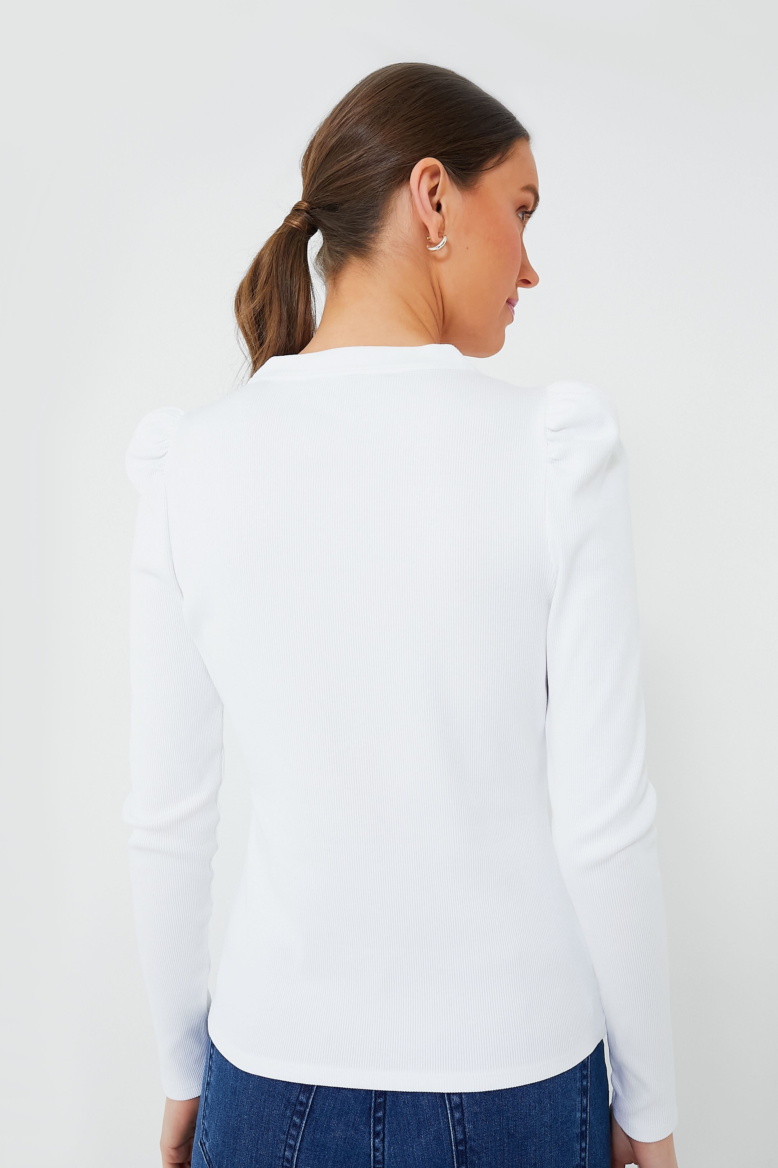 White Dekalb Top-Get Girly