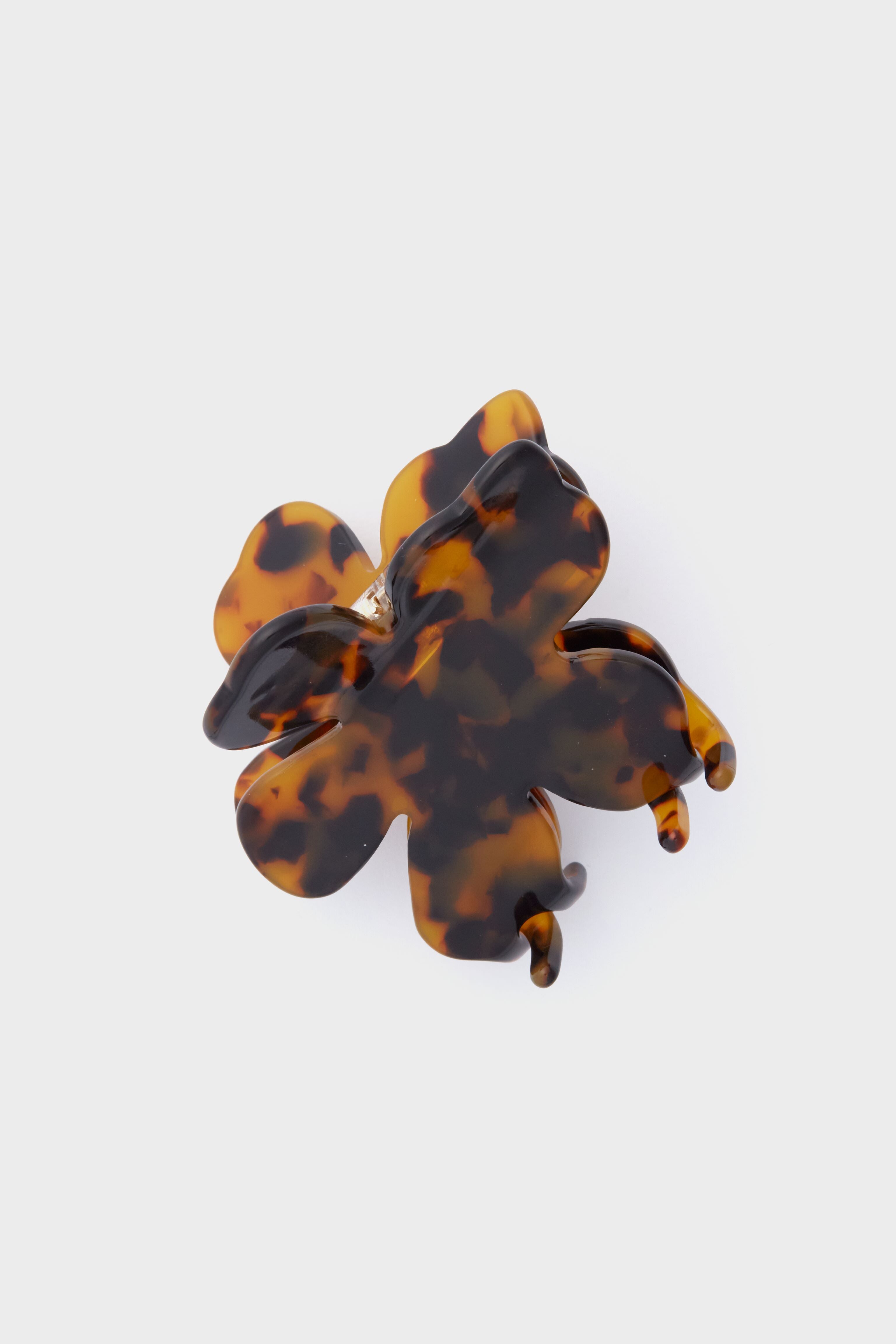 Tortoise Lily Claw Clip-Get Girly