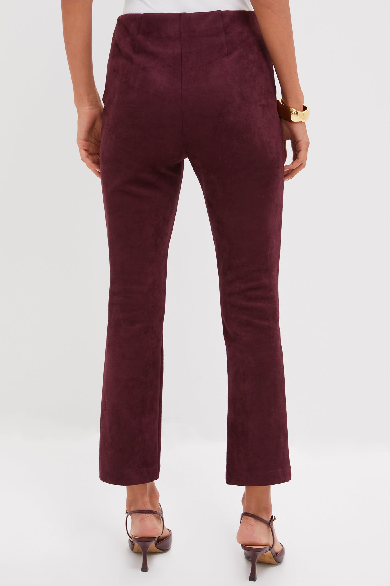 Winetasting Vegan Suede Ashford Pants-Get Girly