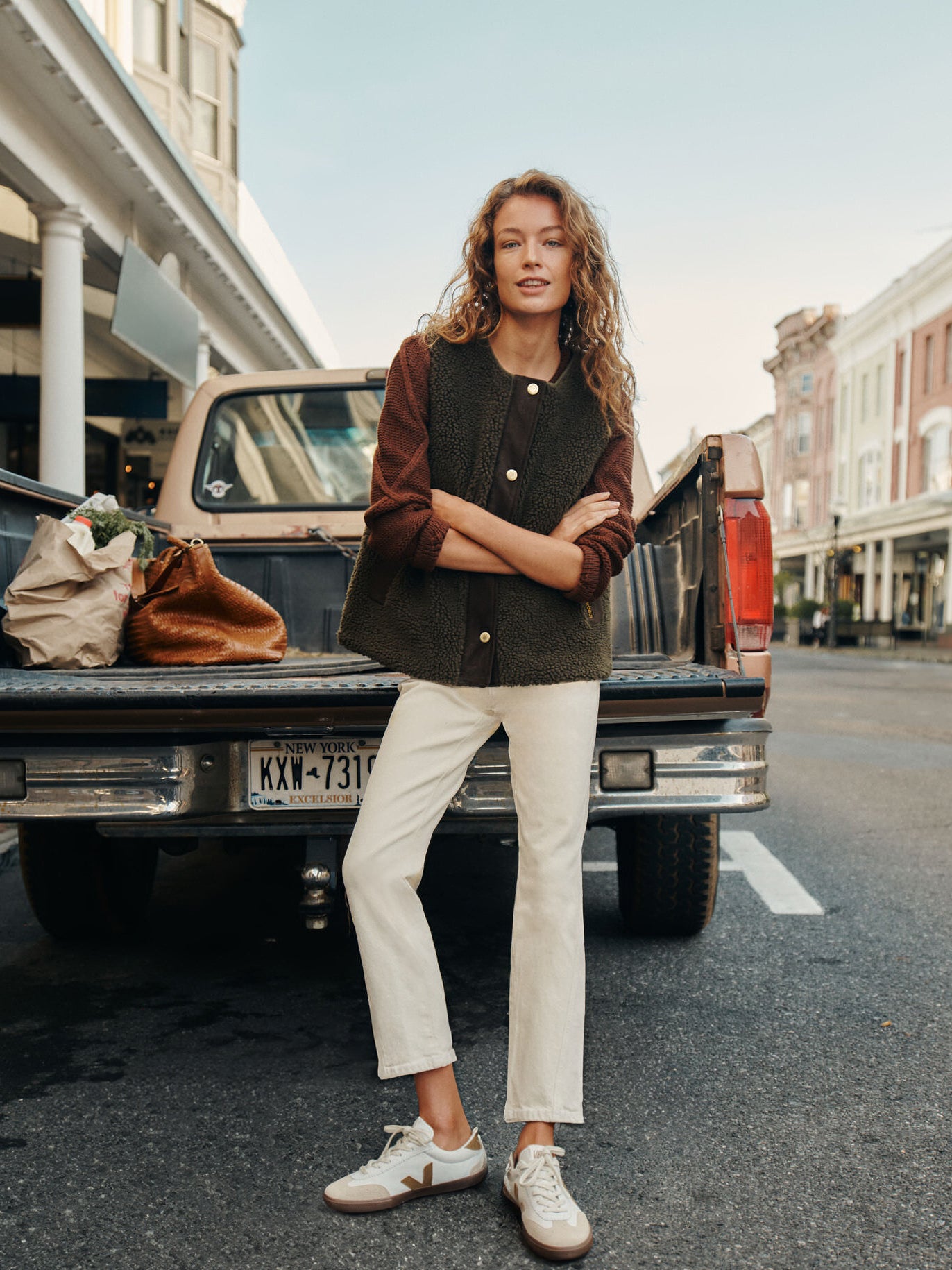 White Tent Bark Volley Sneakers-Get Girly