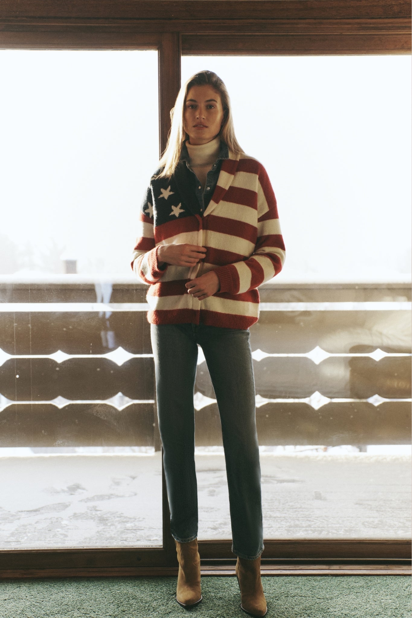 American Flag Lindsey Cardigan-Get Girly