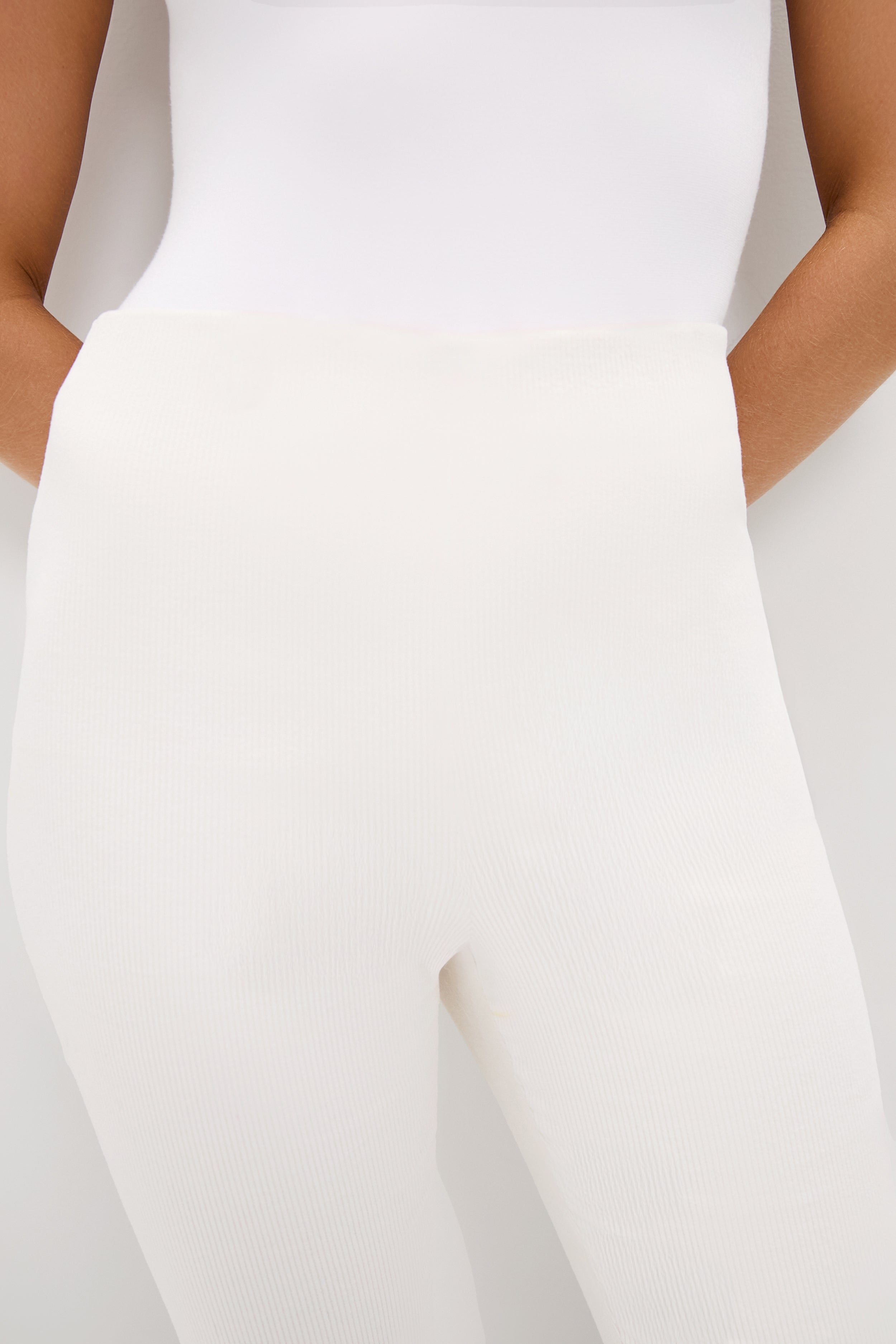 Winter White Corduroy Ashford Pants-Get Girly