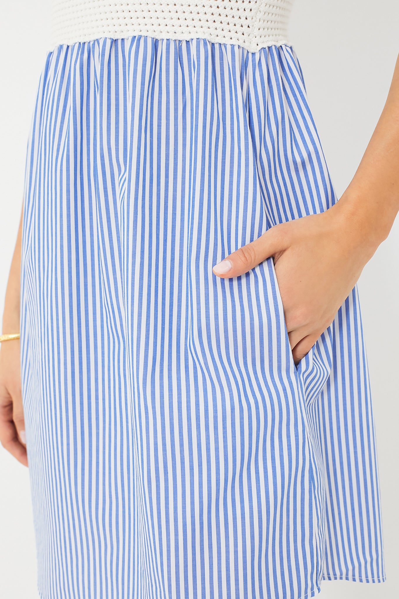 The White and Royal Esmee Dress-Get Girly