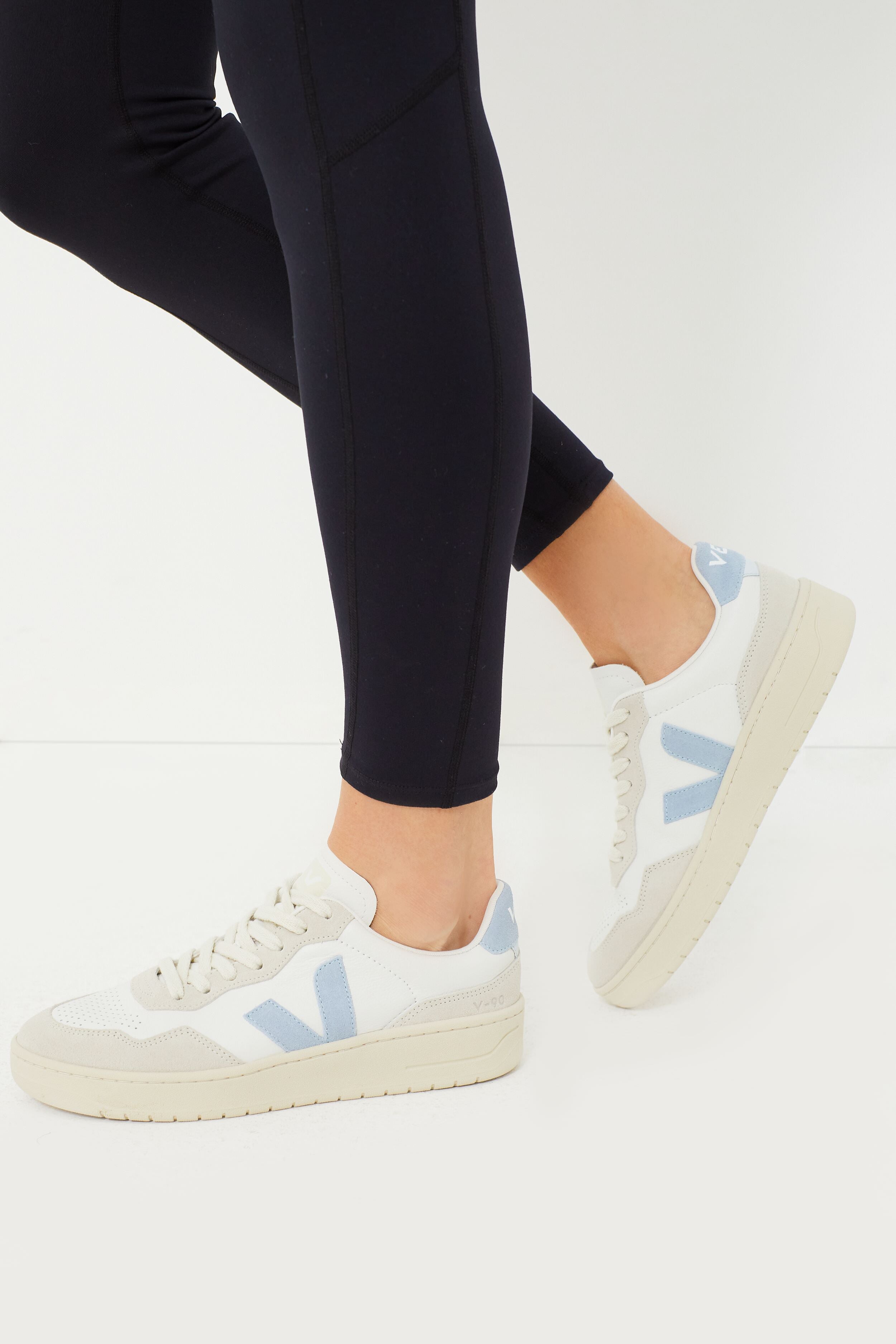 Extra-White Steel V-90 Sneakers-Get Girly