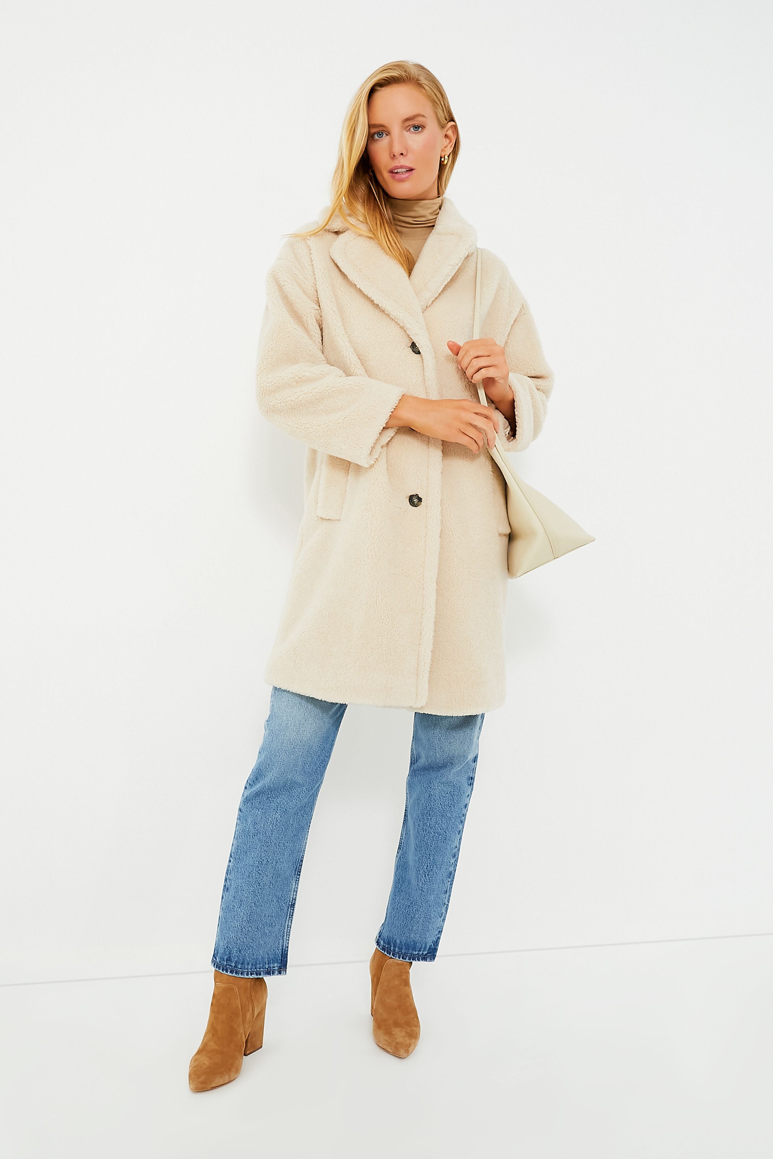 Beige Veber Coat-Get Girly
