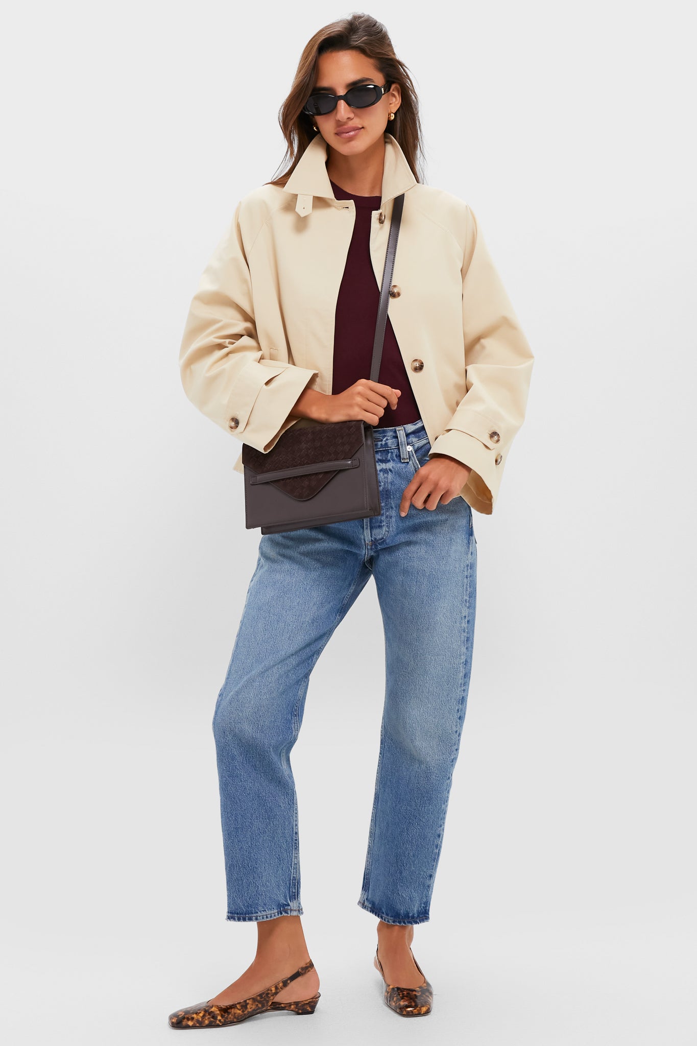 Tortoise Liv Slingback Flats-Get Girly