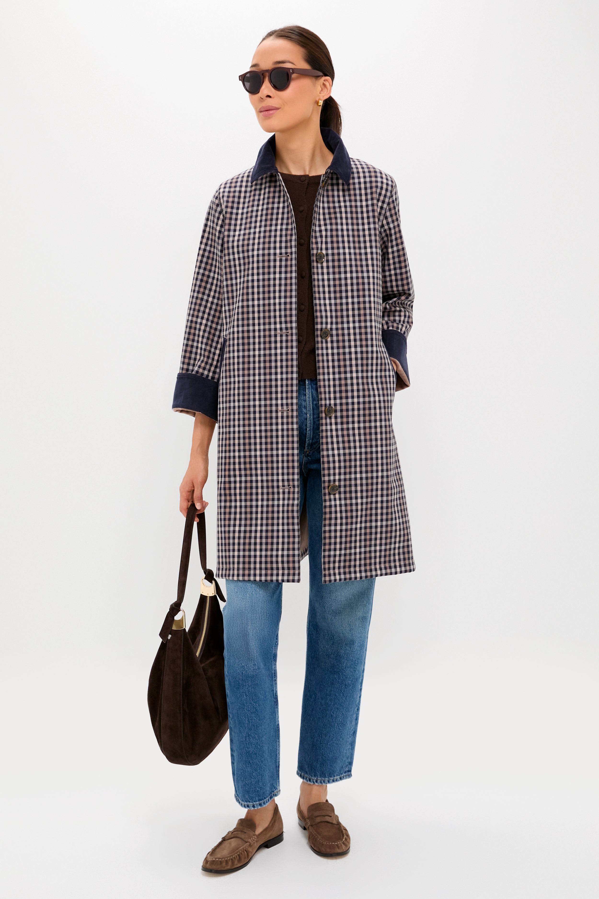 English Check London Raincoat-Get Girly