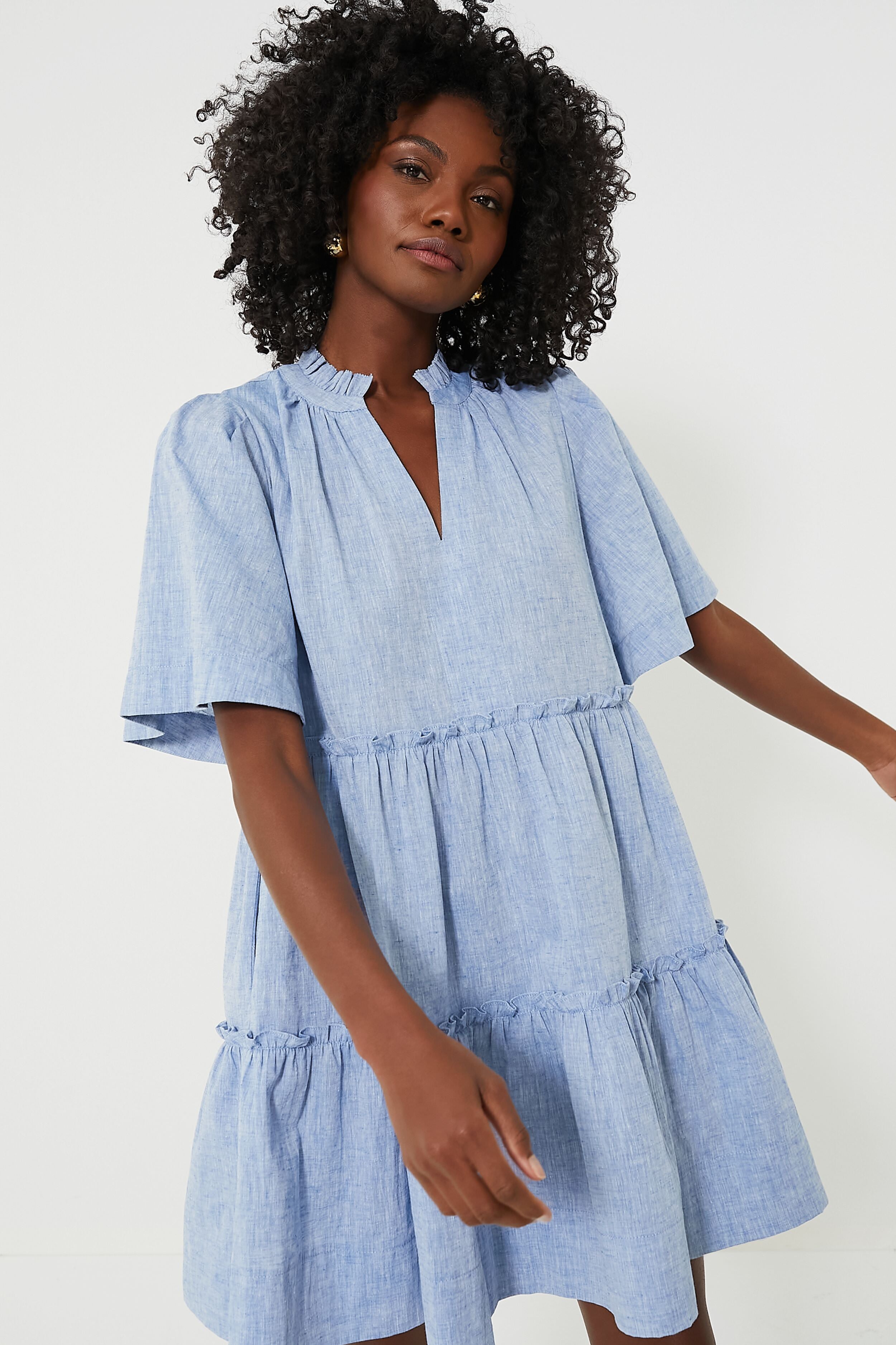 Chambray Crawford Dress-Get Girly