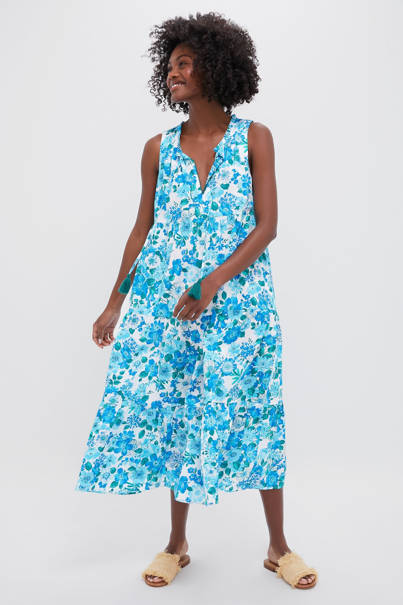 Blooming Garden Salty Paloma Caftan-Get Girly